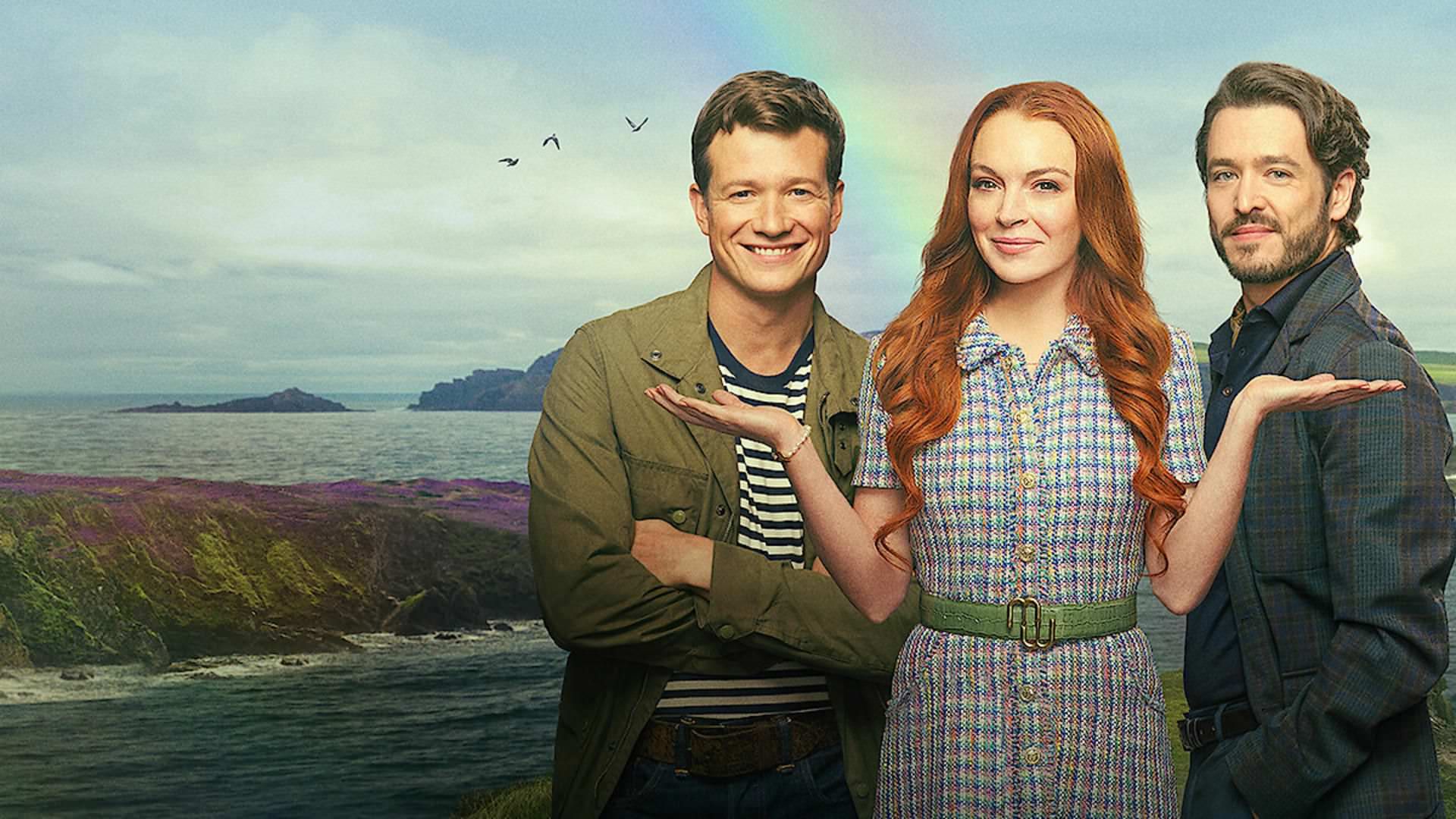 لیندزی لوهان در پوستر فیلم Irish West