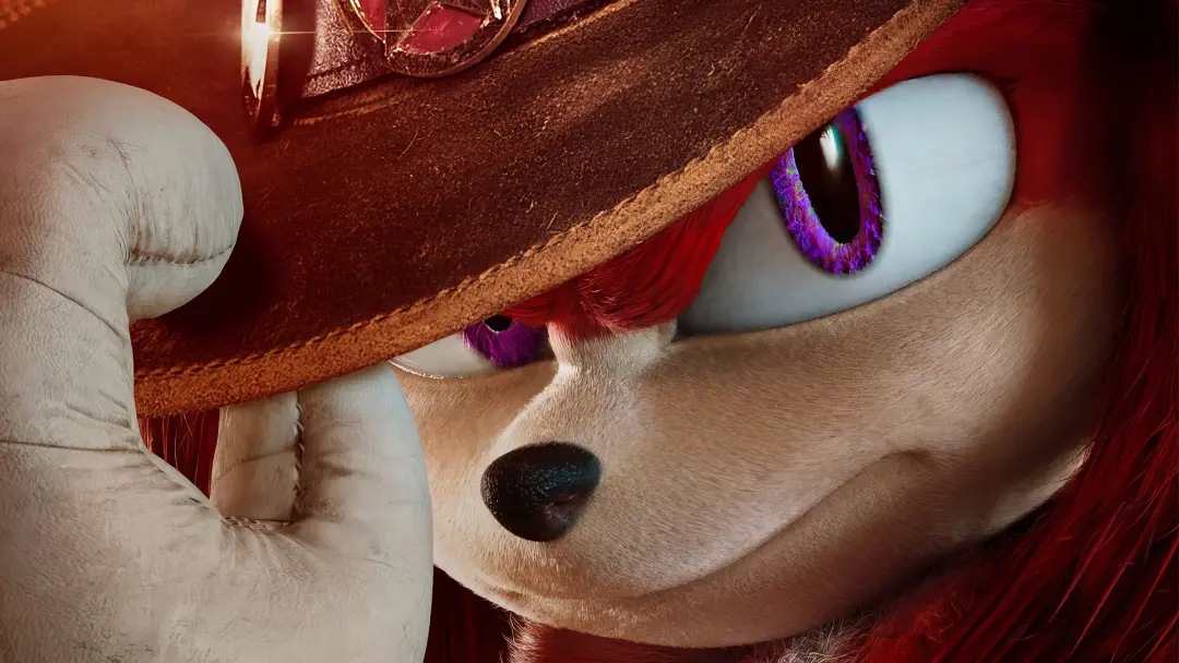 ناکلز با کلاه کلانتر در سریال Knuckles