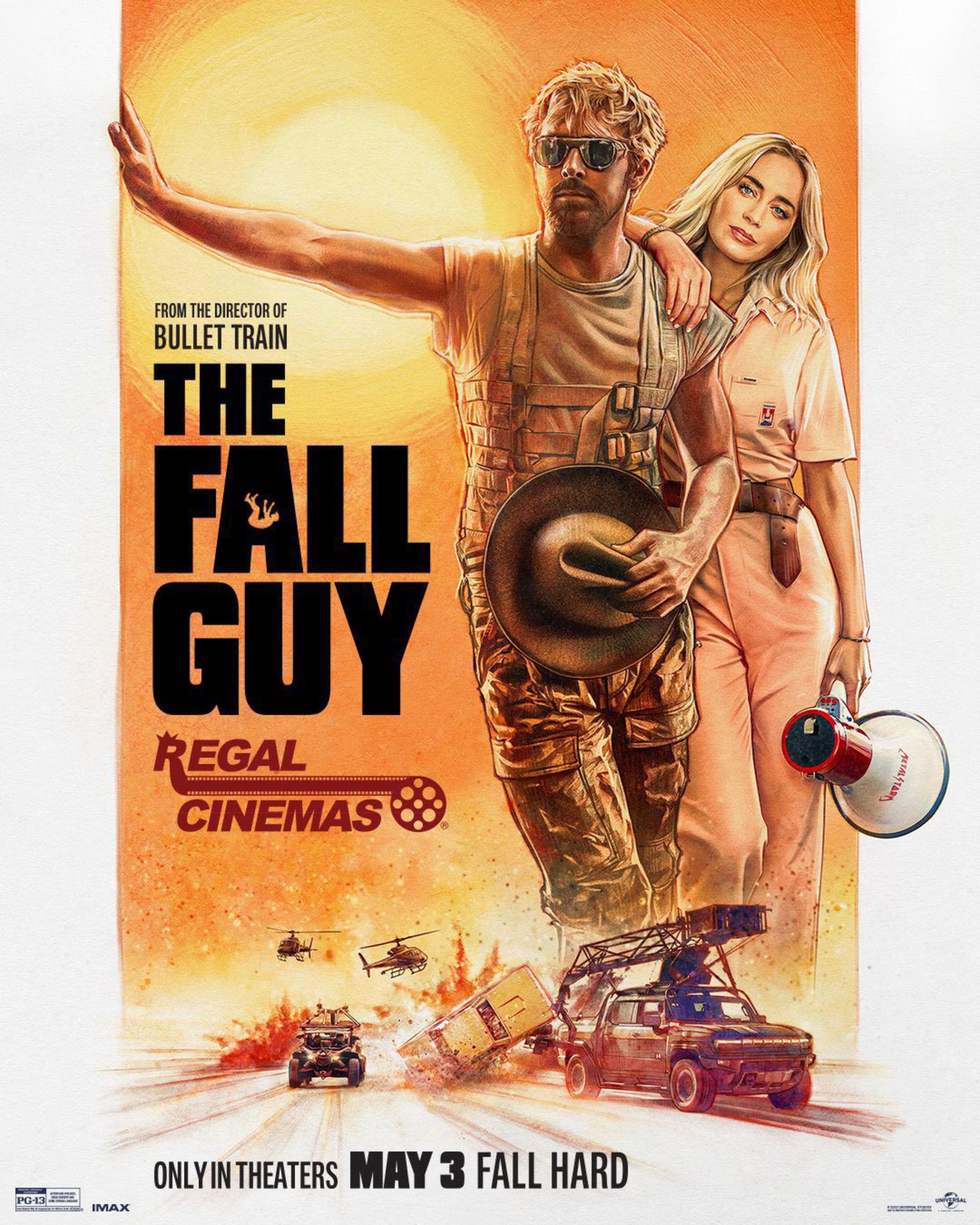 پوستر جدید فیلم The Fall Guy با نقش‌آفرینی رایان گاسلینگ