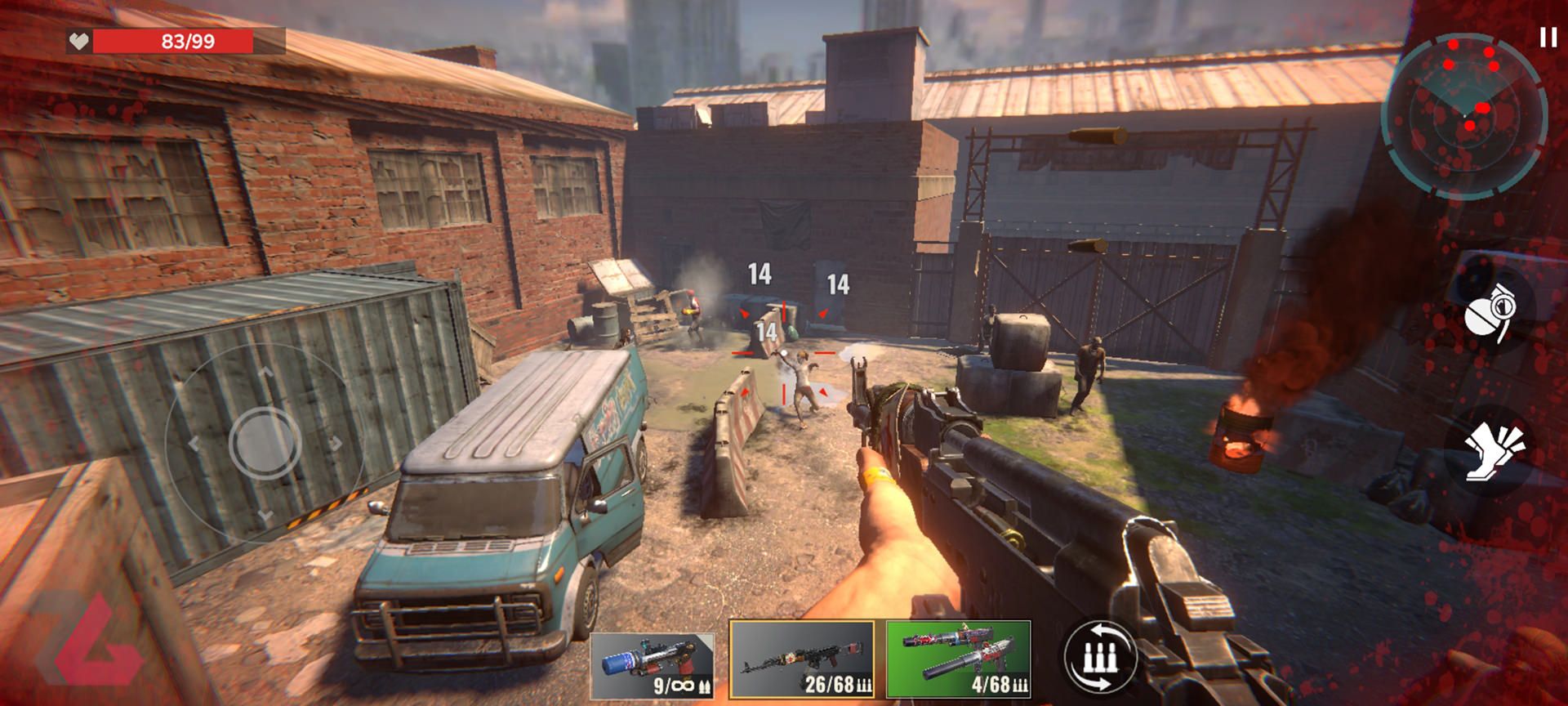 بازی موبایل Zombie State: Roguelike FPS