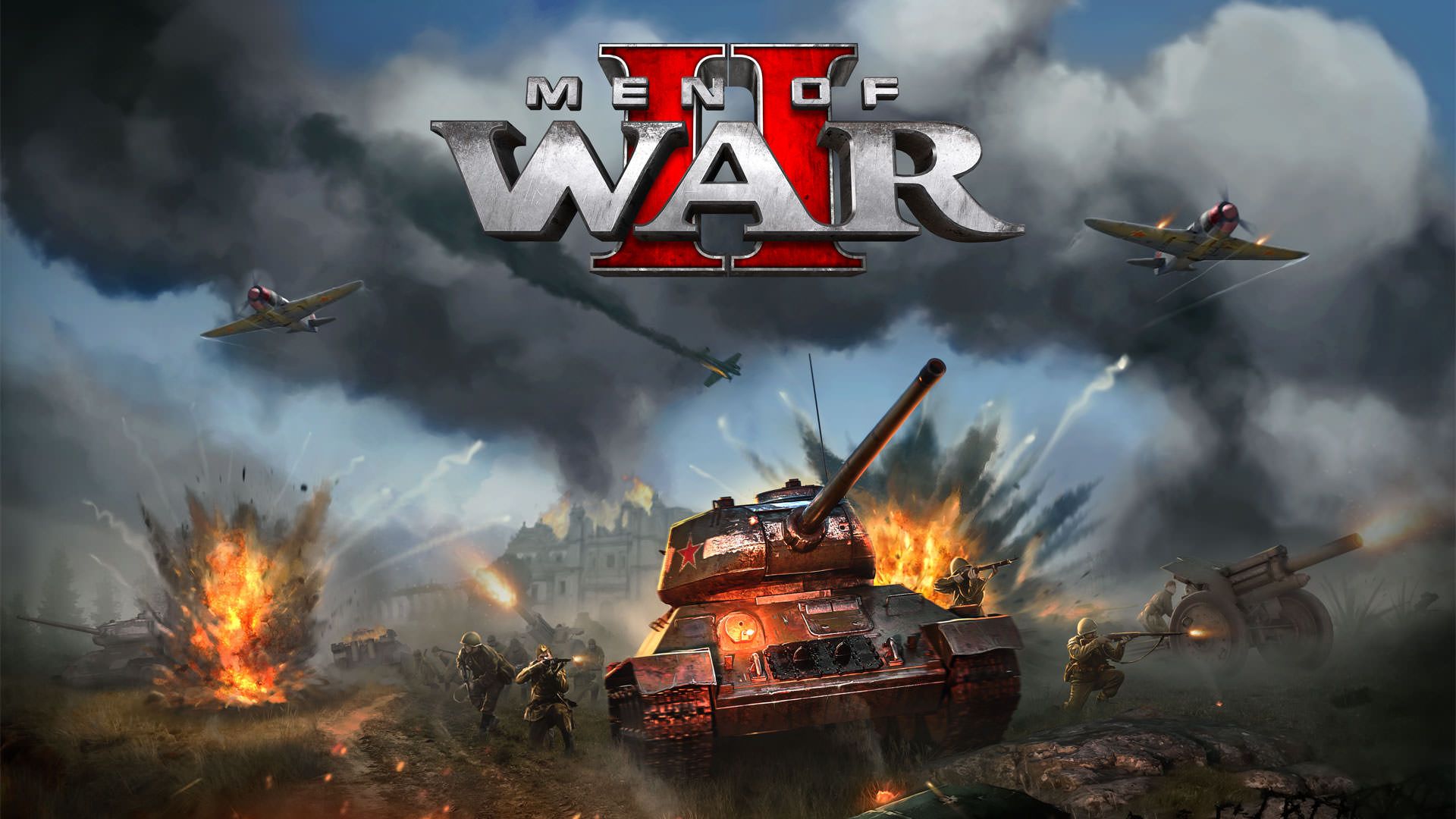 تانک و سربازها در بازی Men of War 2