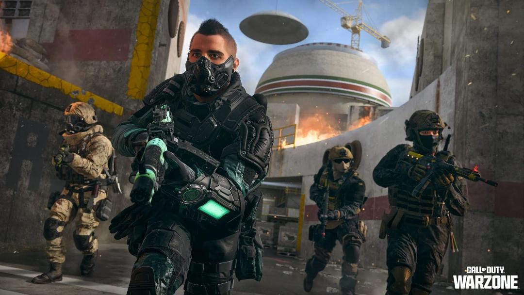 یورش سربازها به سمت میدان نبرد در بازی Call of Duty: Warzon