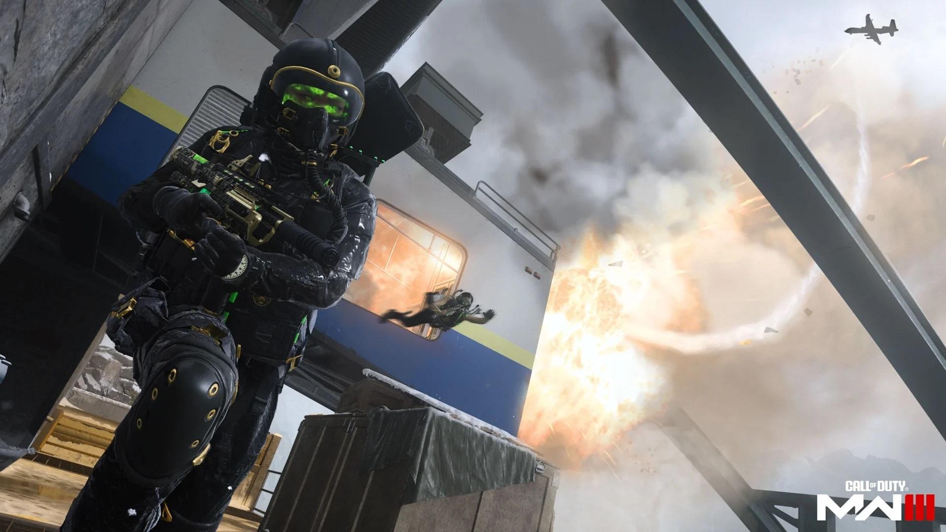 فرار از انفجار بمب در بازی Call of Duty: Modern Warfare 3