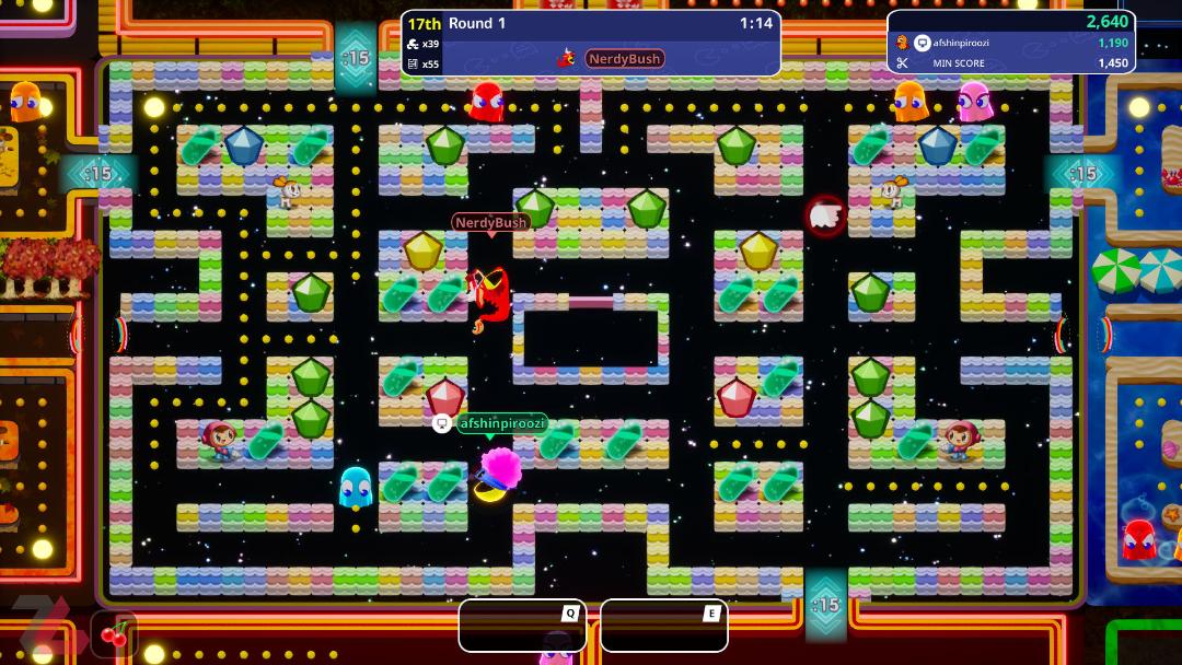 هزارتو تاریک در بازی PAC-MAN Mega Tunnel Battle: Chomp Champs