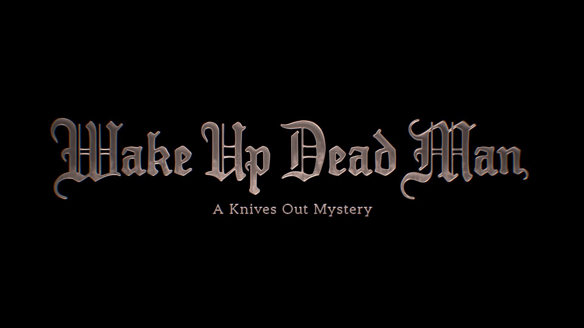 لوگو Wake Up Dead Man A Knives Out Mystery