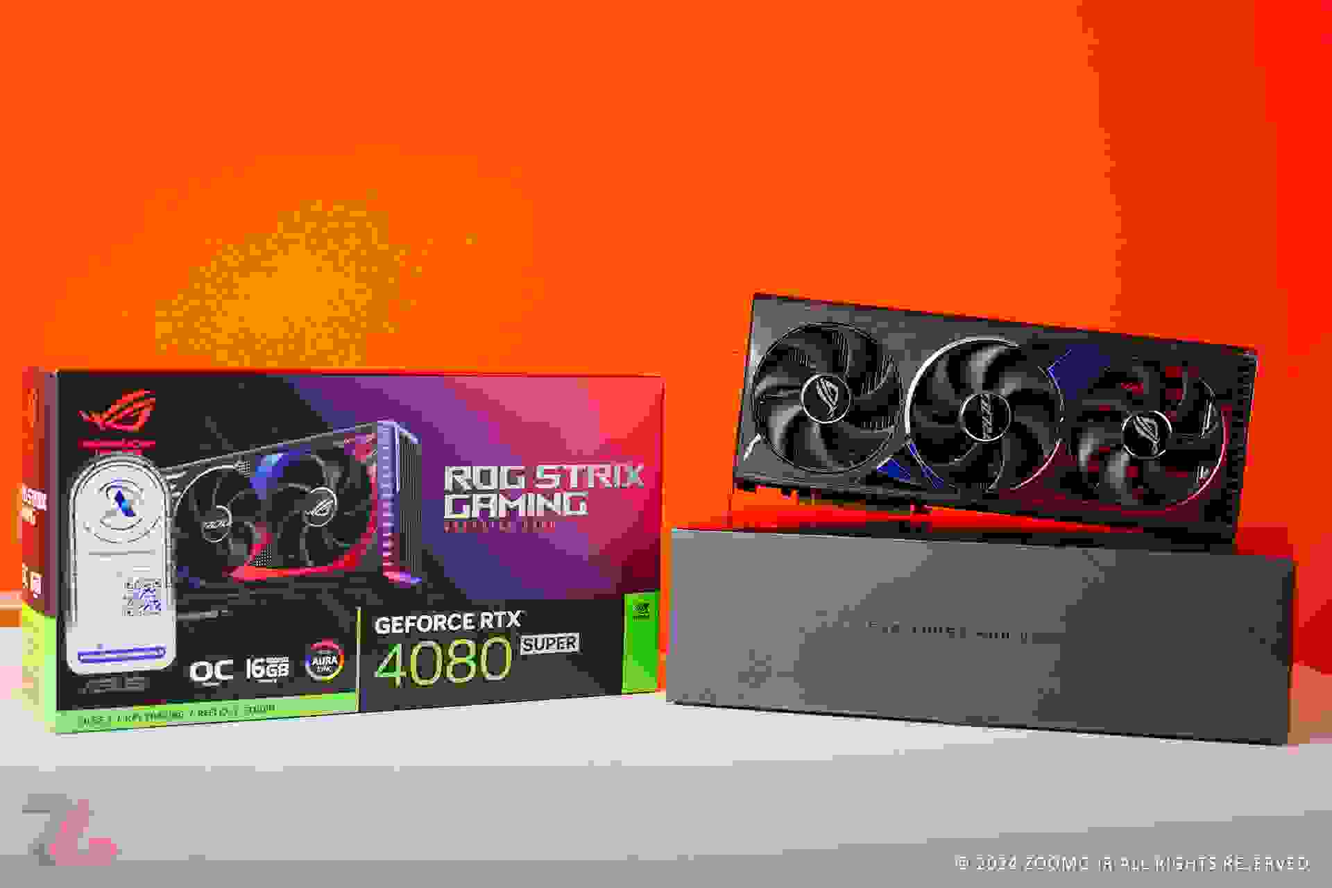 کارت گرافیک ASUS ROG Strix RTX 4080 Super همراه با جعبه