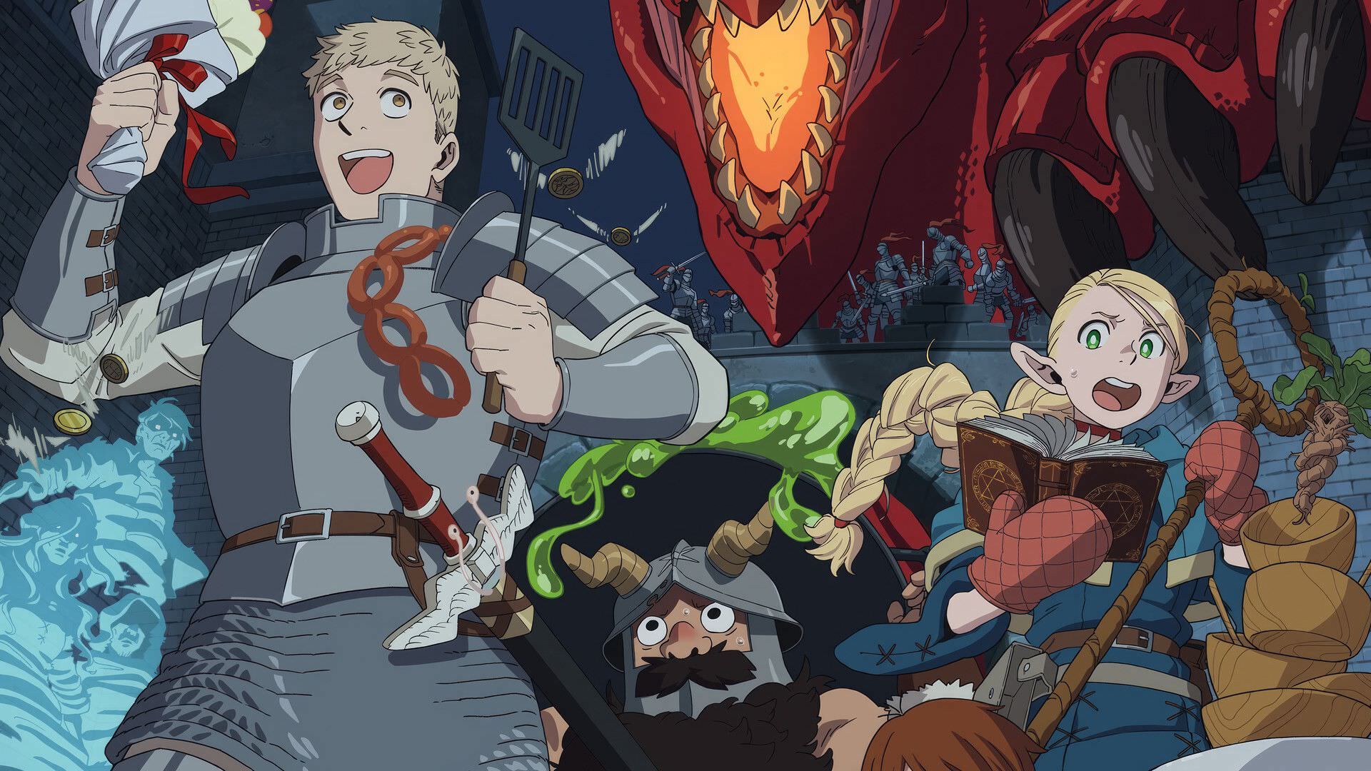 پوستر فصل اول انیمه Delicious in Dungeon 
