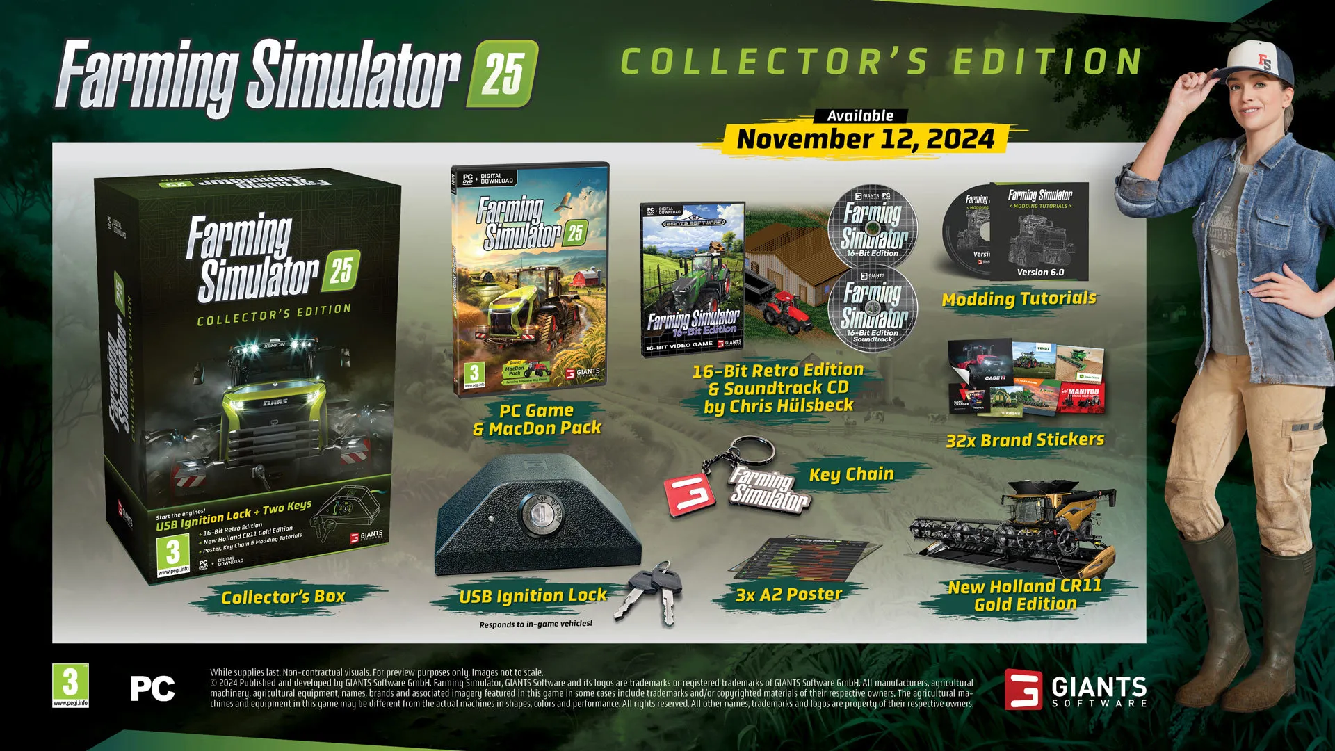 نسخه Collector's Edition بازی Farming Simulator 25