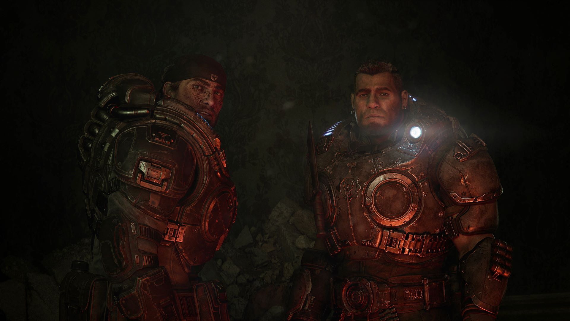 مارکوس فینیکس در پوستر بازی Gears of War E Day