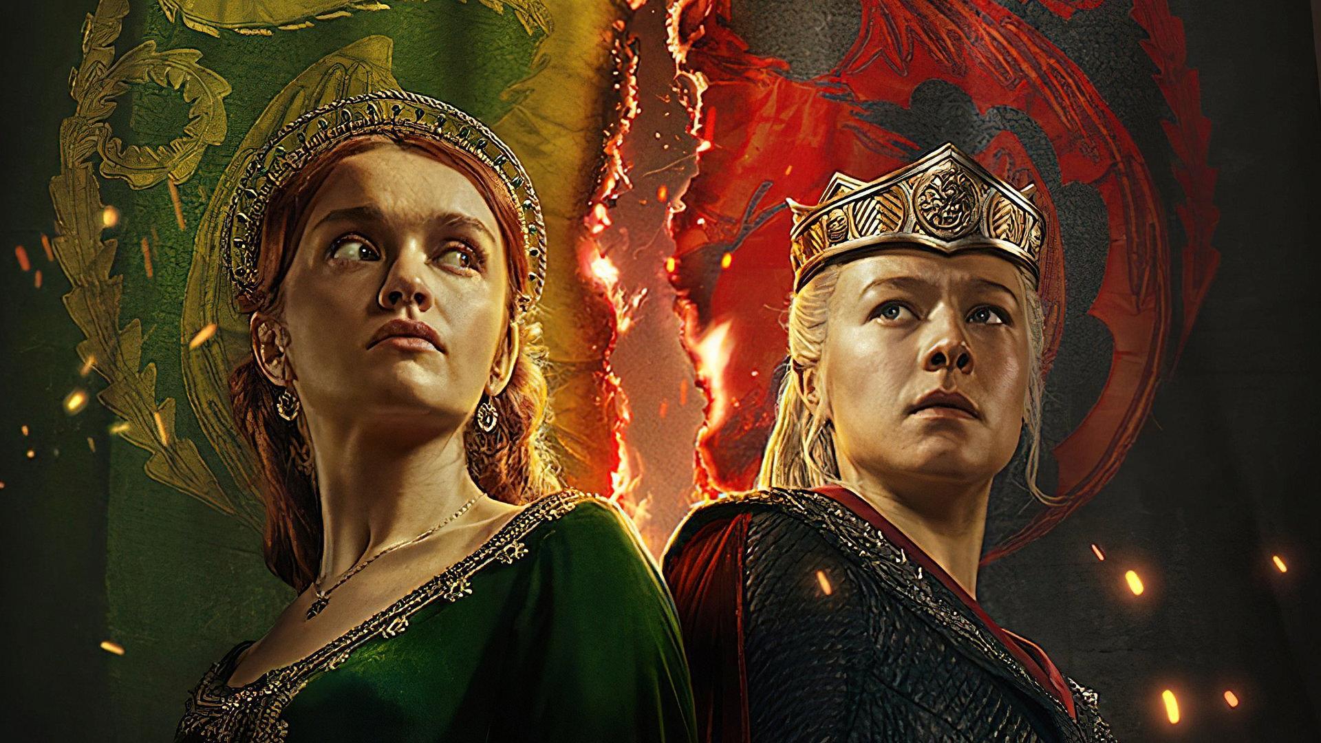 تقابل دو جناح در سریال House of the Dragon 