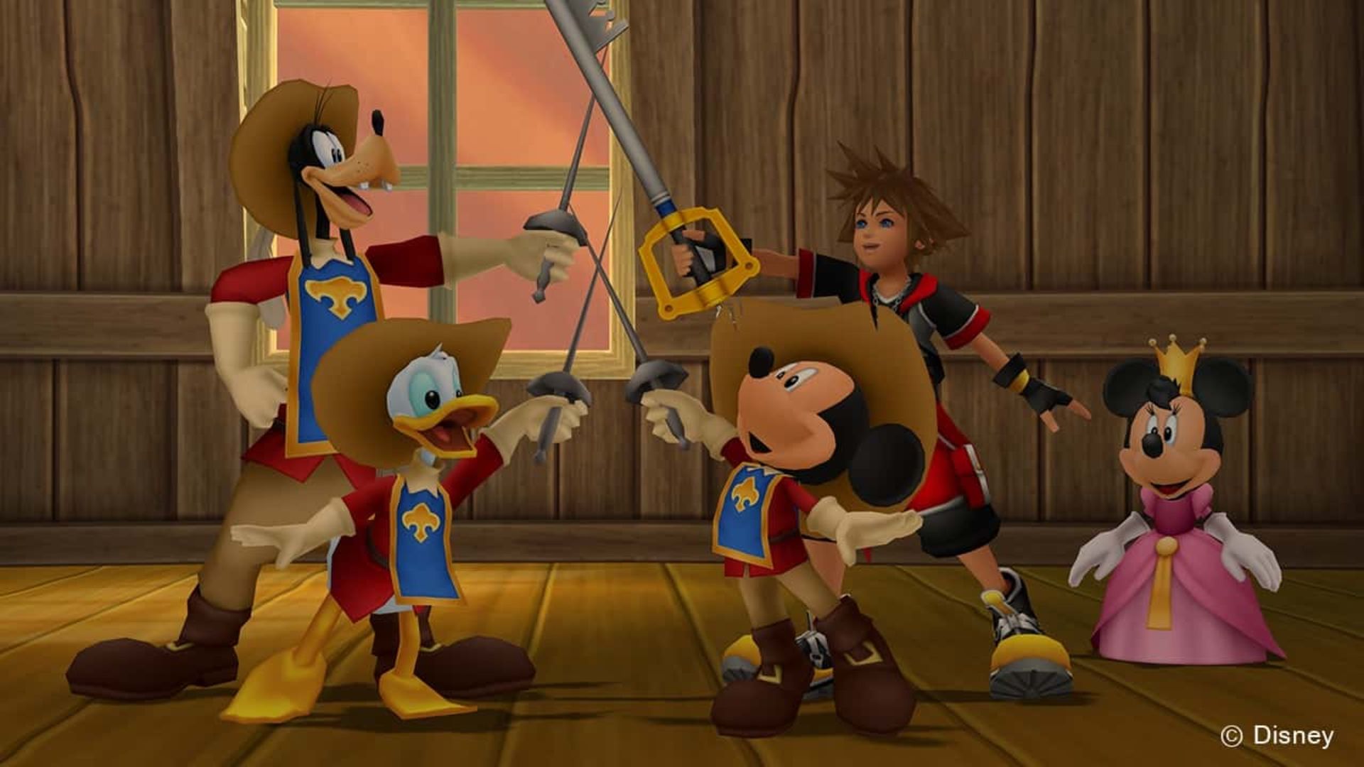 سورا و کینگ میکی در Kingdom Hearts 2.8 Final Chapter