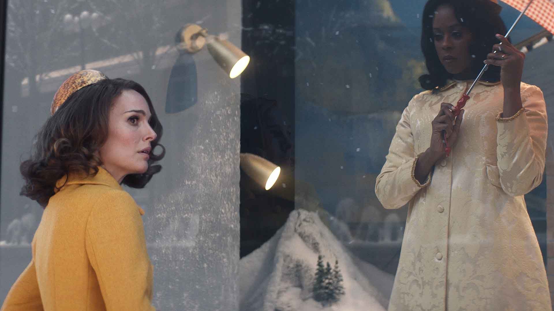 ناتالی پورتمن مقابل یک زن سیاهپوست در سریال Lady in the Lake