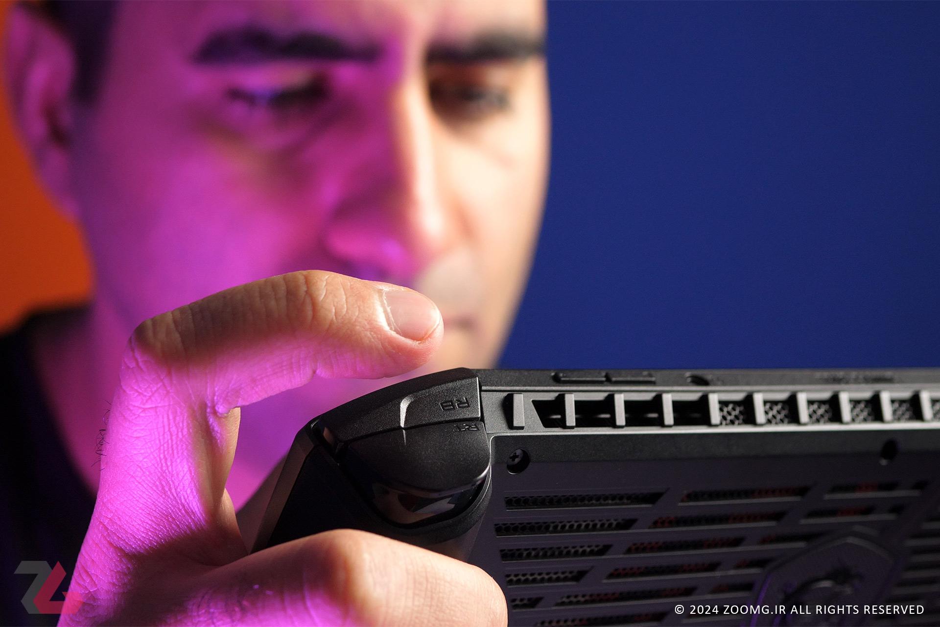 تریگر و بامپر کنسول دستی MSI Claw 