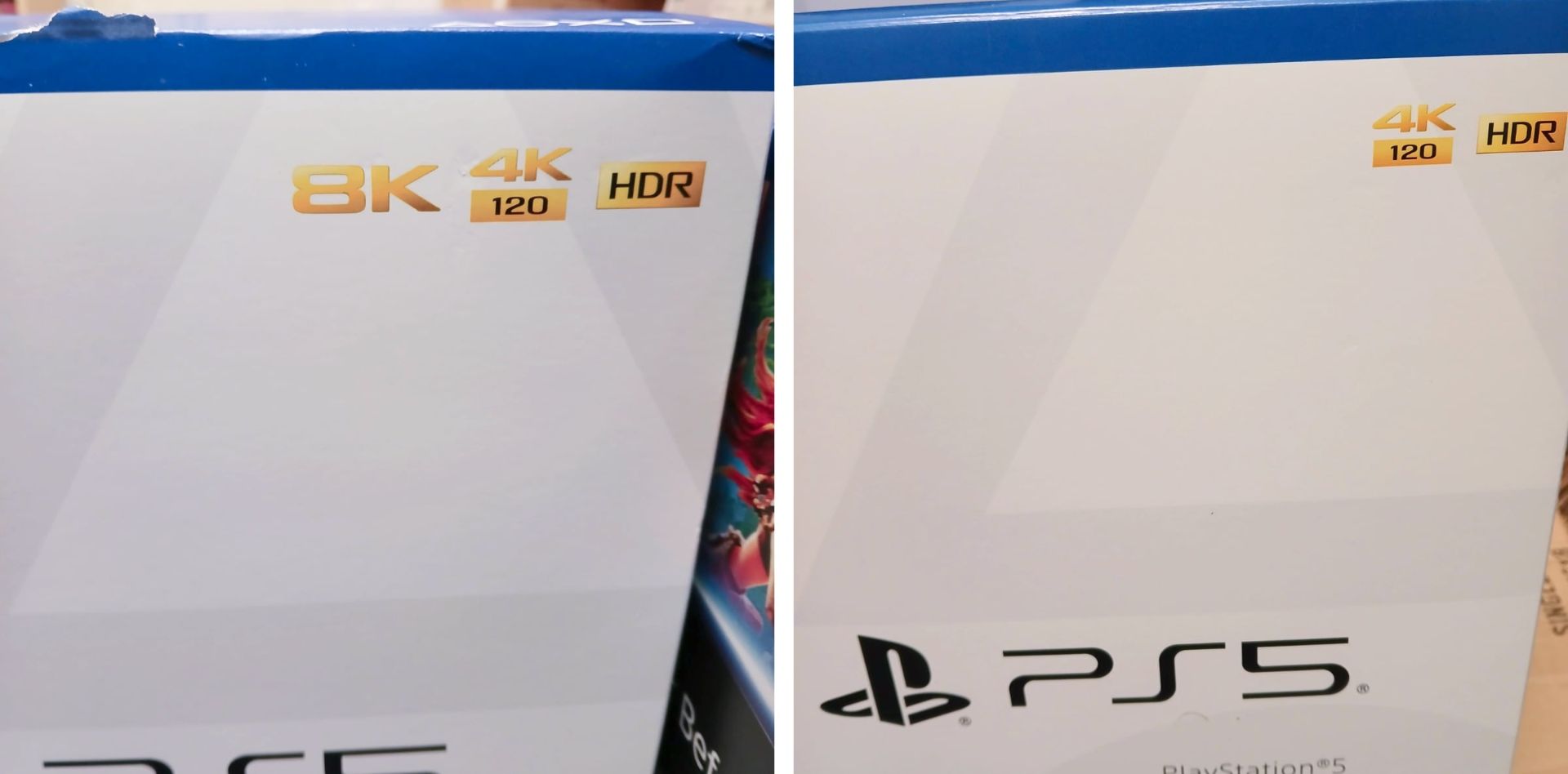حذف عبارت 8K از باکس PS5