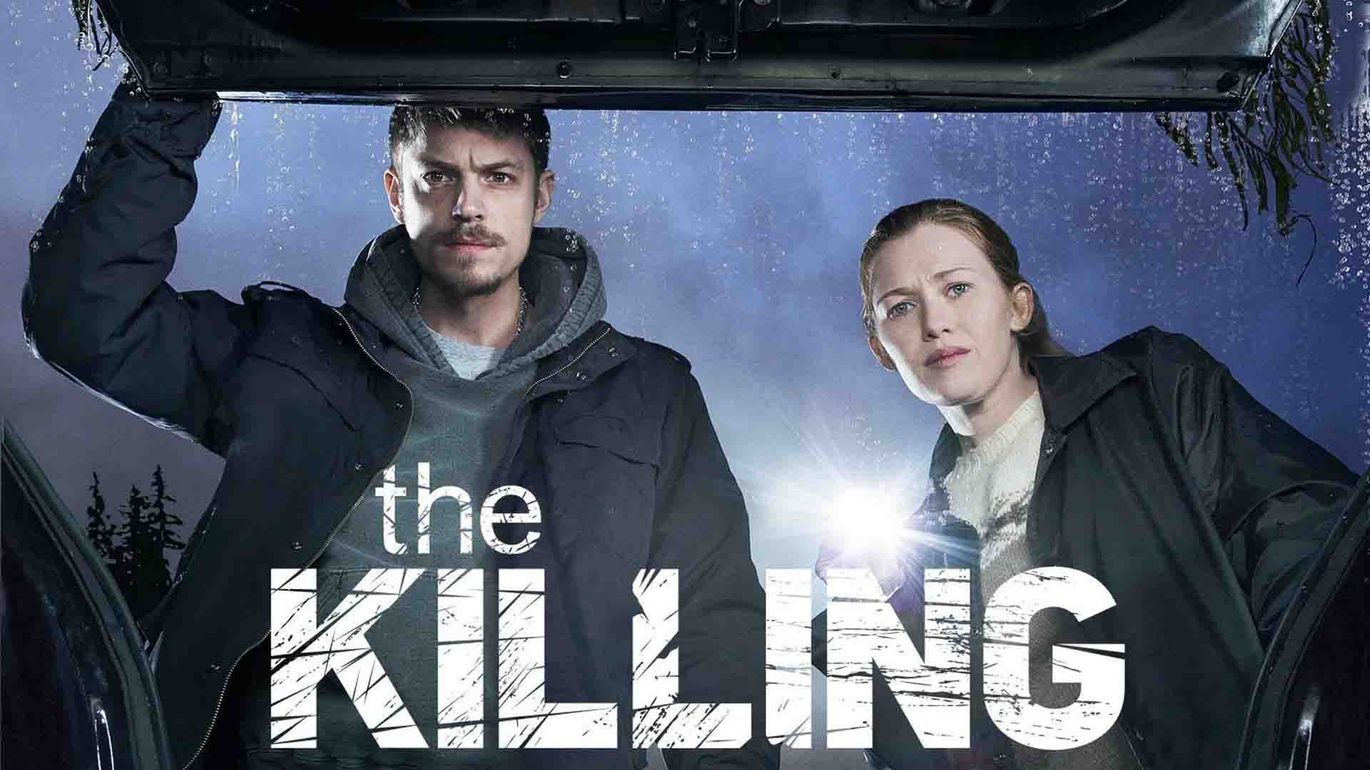 میری انوس و یوئل کینامان در سریال The Killing