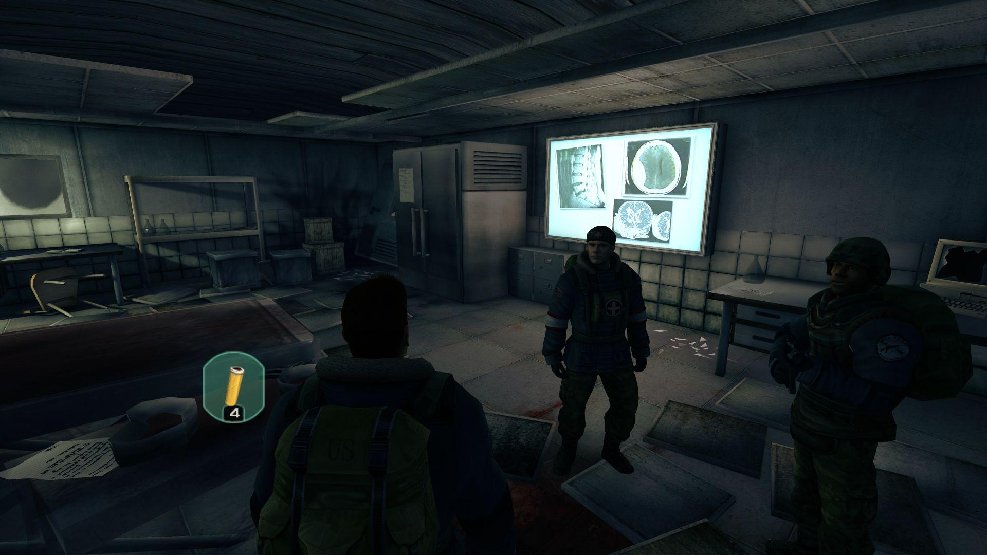 اتاق معاینات پزشکی در بازی The Thing: Remastered