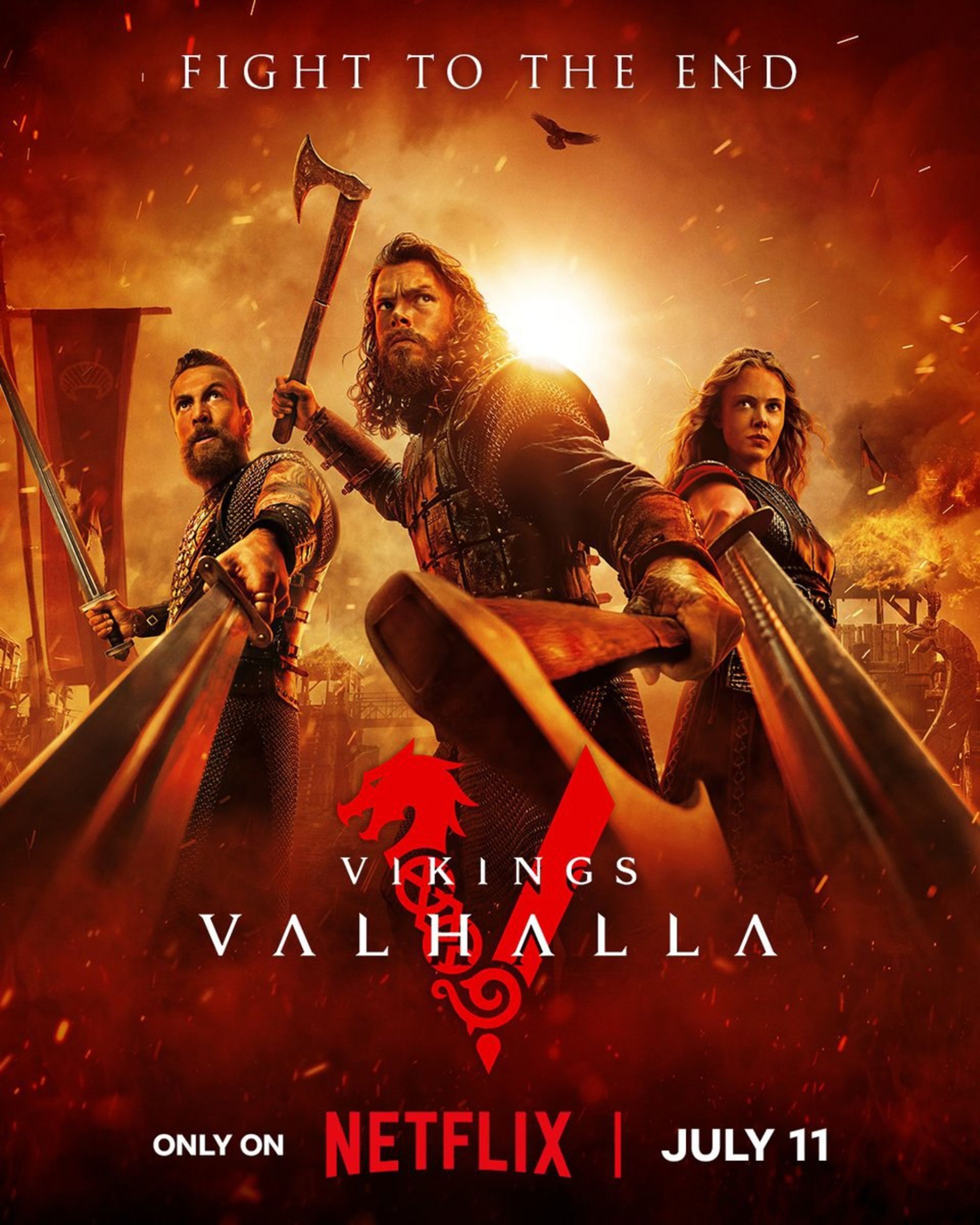 پوستر فصل سوم و پایانی سریال Vikings Valhalla