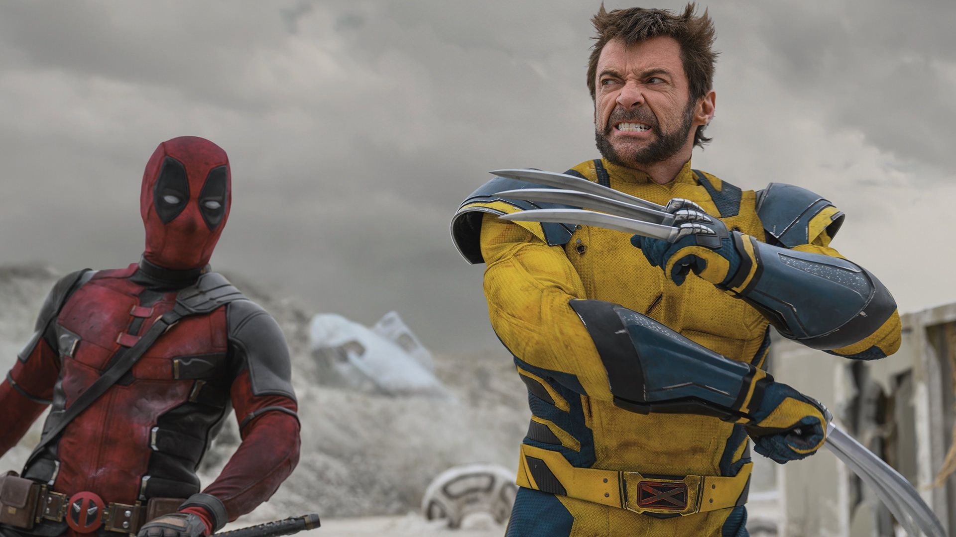 ددپول و ولورین در فیلم Deadpool and Wolverine آماده مبارزه می‌شوند