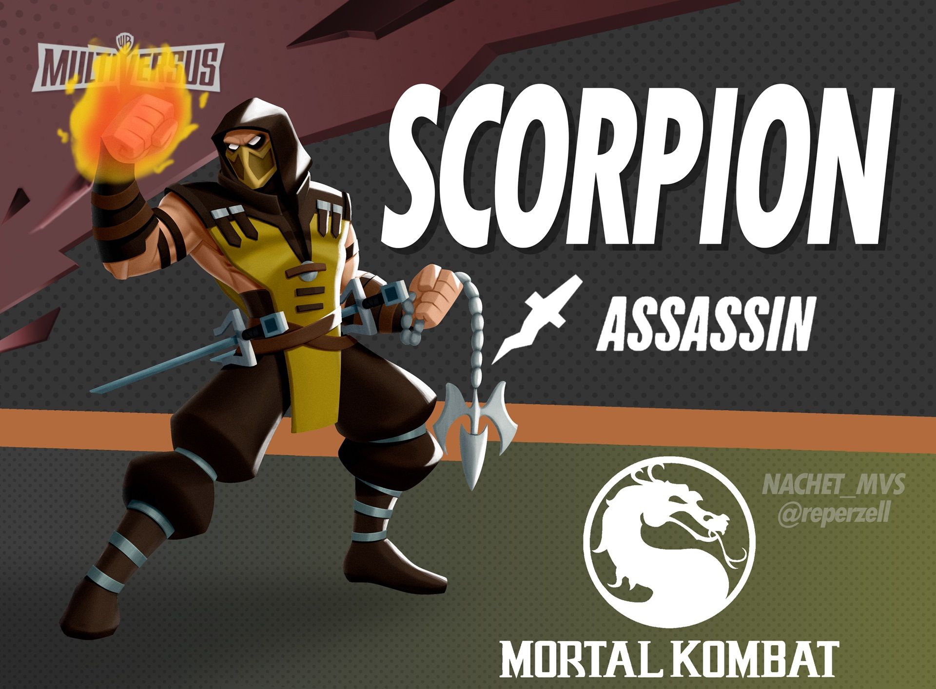 پست طرفداری از شخصیت Scorpion در بازی 