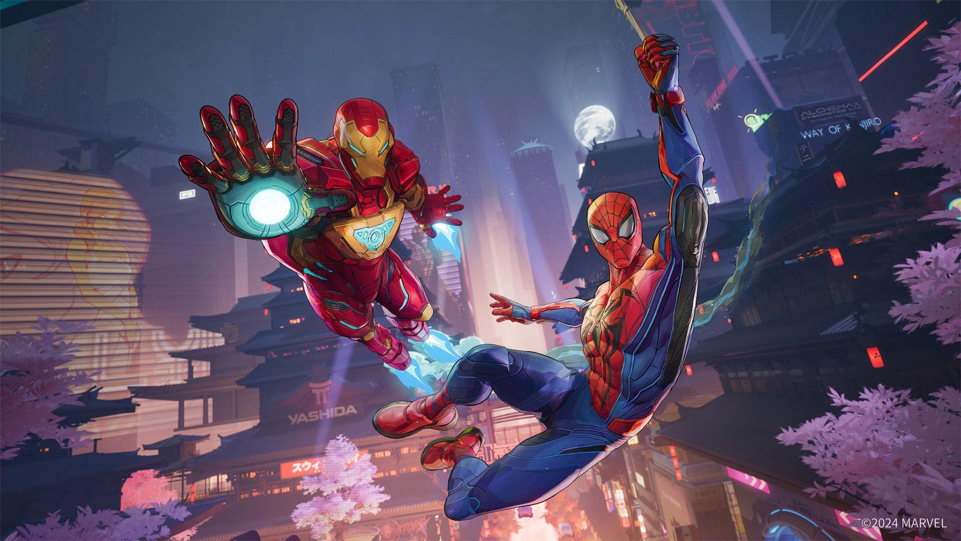 همکاری مردعنکبوتی و مرد آهنی در بازی Marvel Rivals 