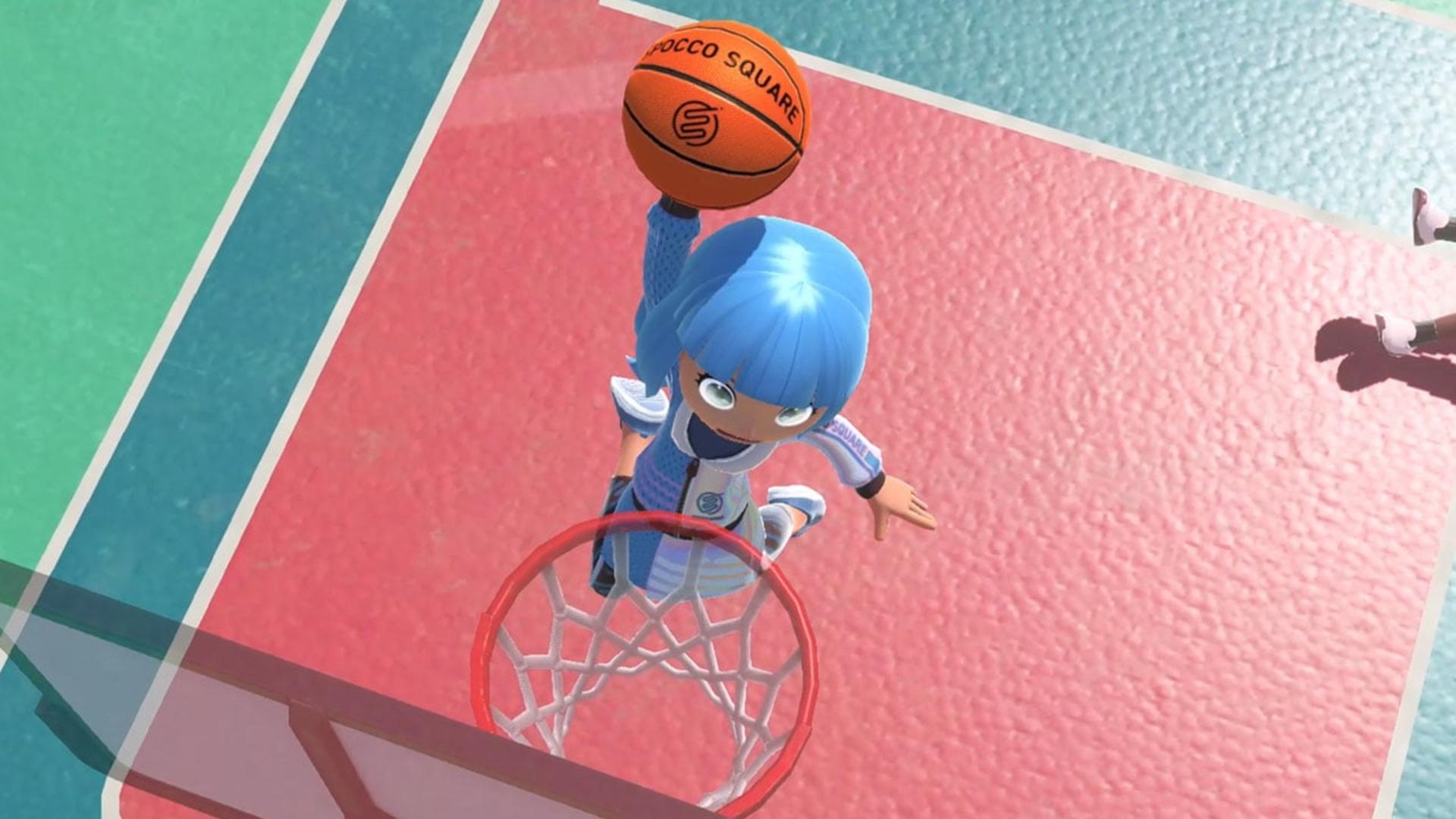 امتیازگیری در ورزش بسکتبال بازی Nintendo Switch Sports