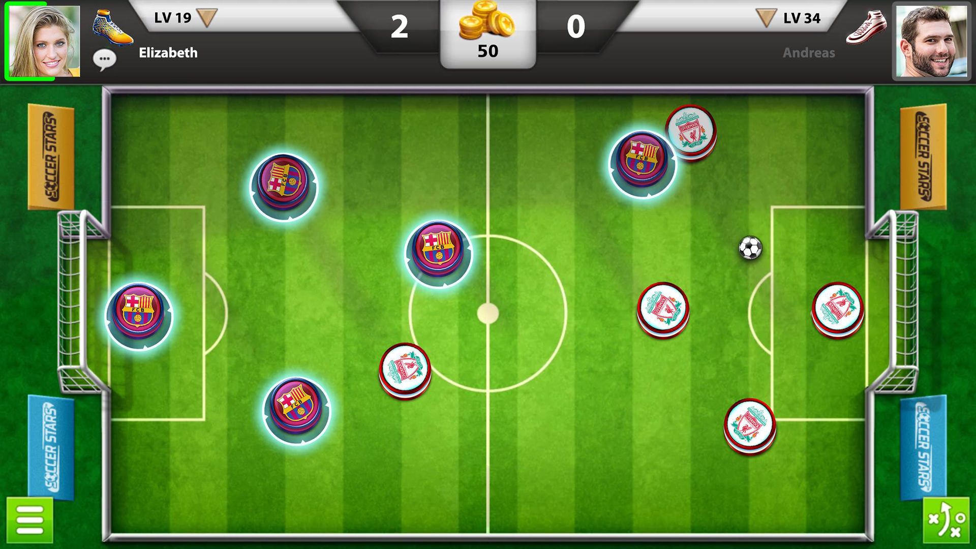 بازی اندروید Soccer Stars