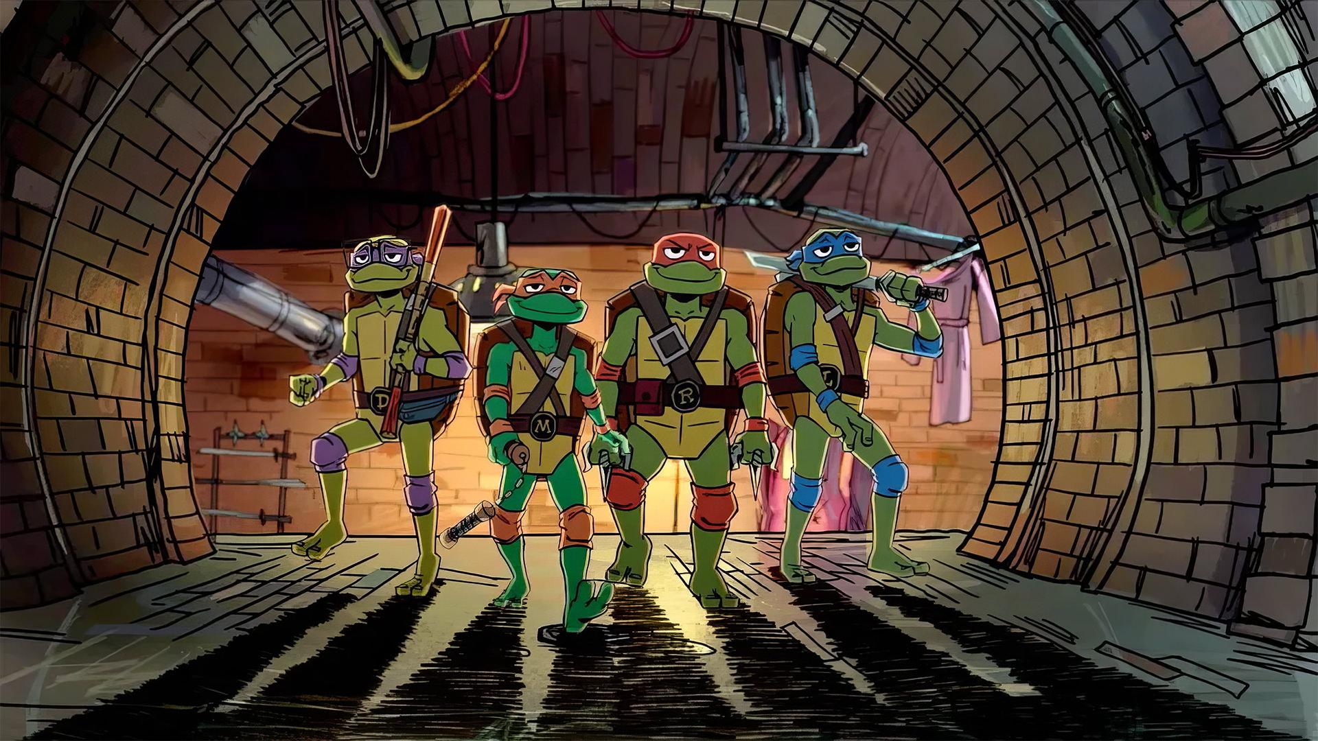 آمادگی لاک پشت های نینجا برای مبارزه در انیمیشن سریالی Tales of the Teenage Mutant Ninja Turtles
