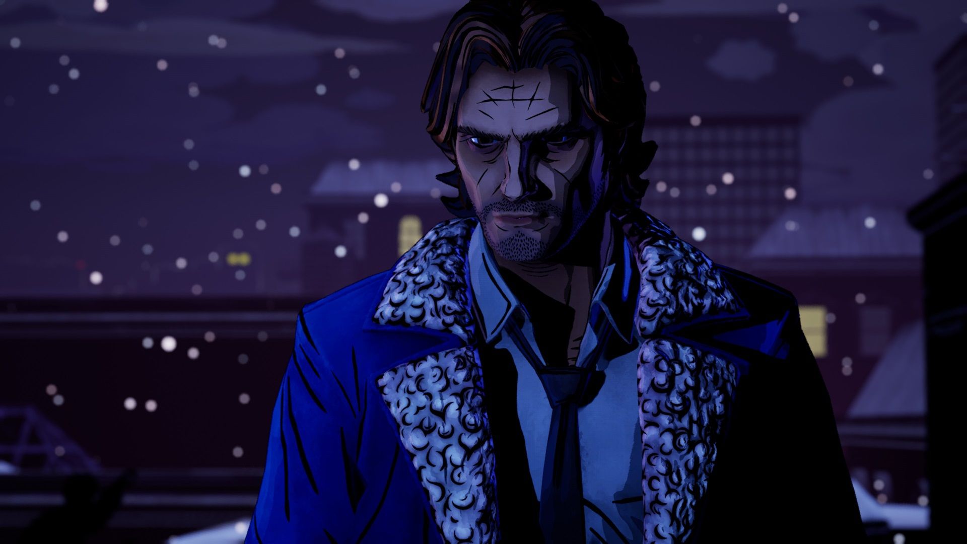 چهره مصمم بیگبی ولف در بازی The Wolf Among Us 2