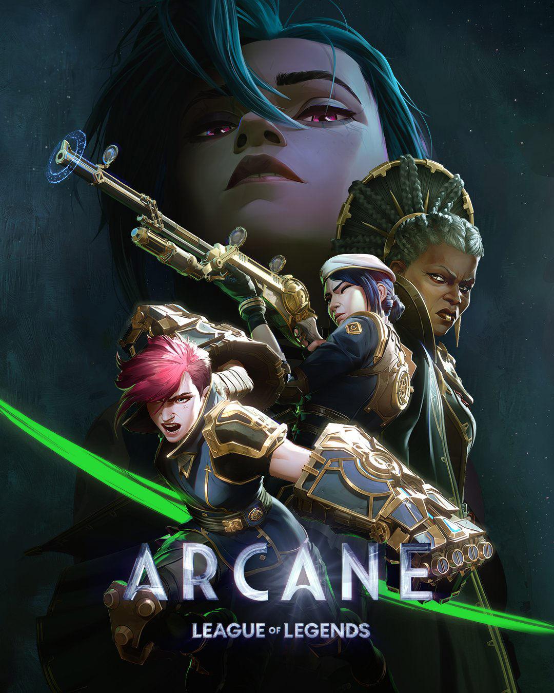 پوستر فصل دوم انیمیشن سریالی Arcane 