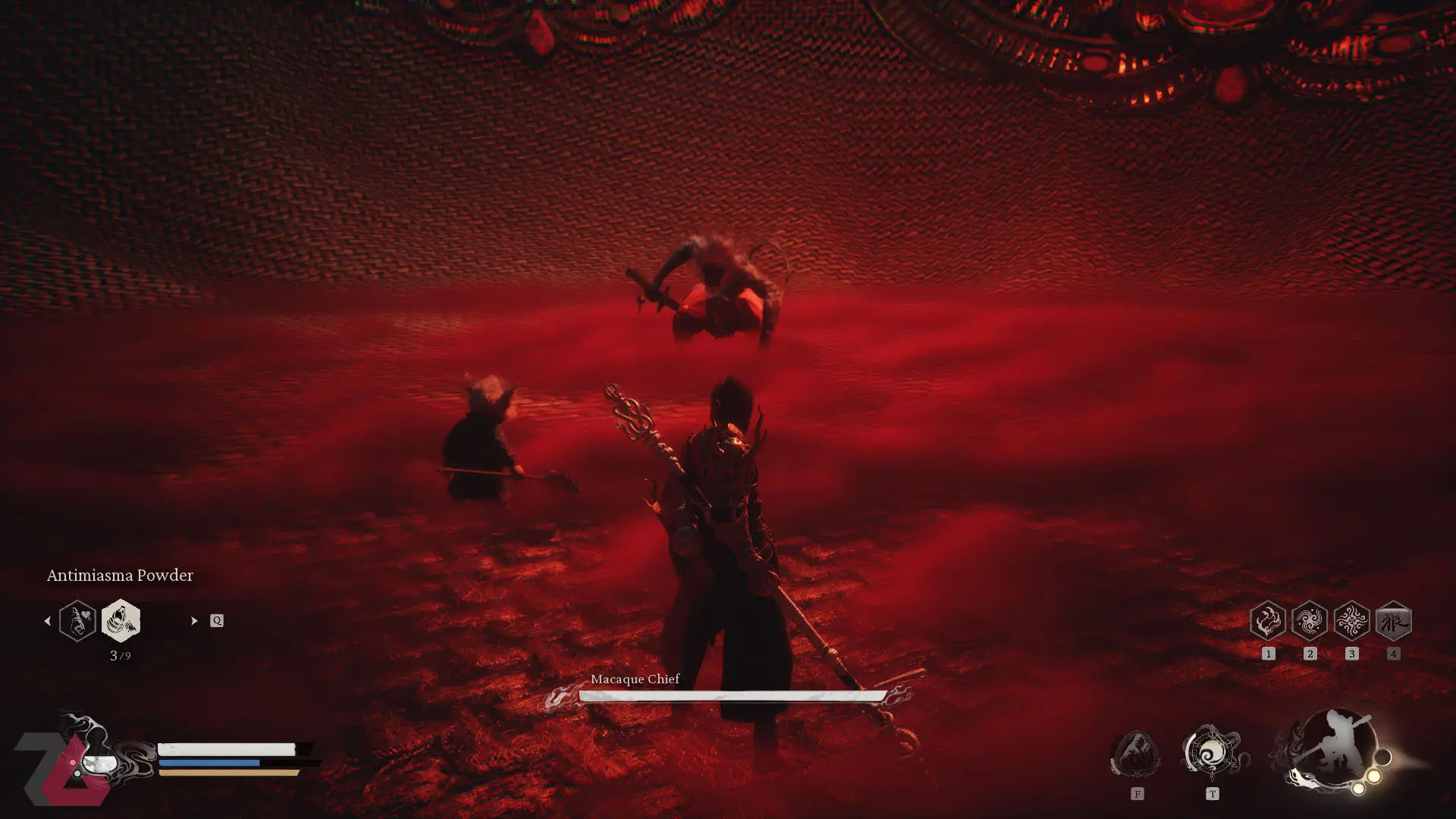 مبارزه با باس در بازی Black Myth: Wukong
