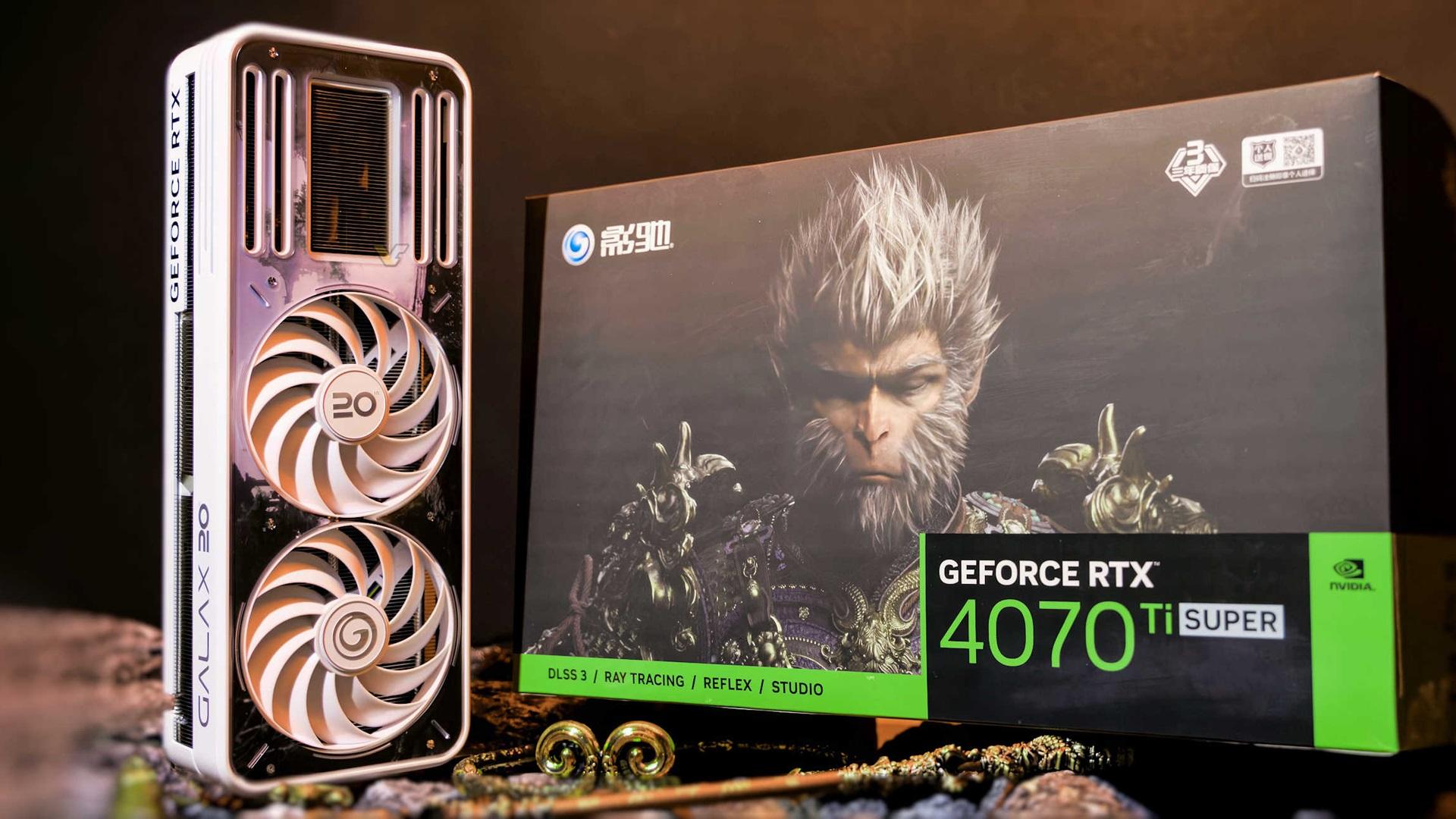 کارت گرافیک GALAX GeForce RTX 4070 Ti SUPER Black Myth: Wukong Edition