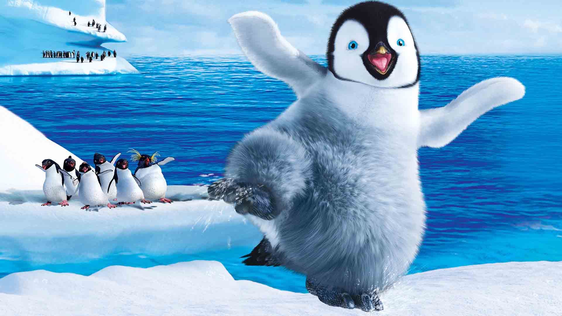 پنگوئنی در حال رقص در انیمیشن Happy Feet