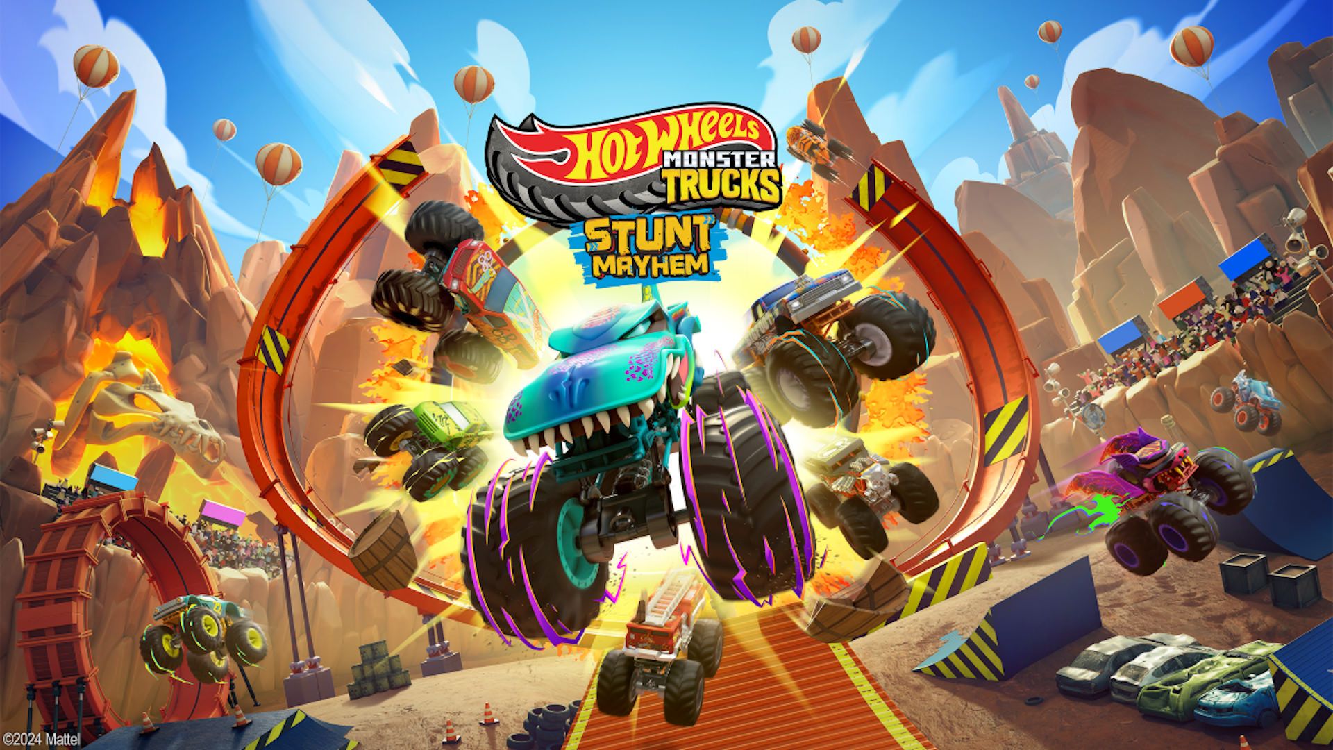 پوستر بازی Hot Wheels Monster Trucks: Stunt Mayhem