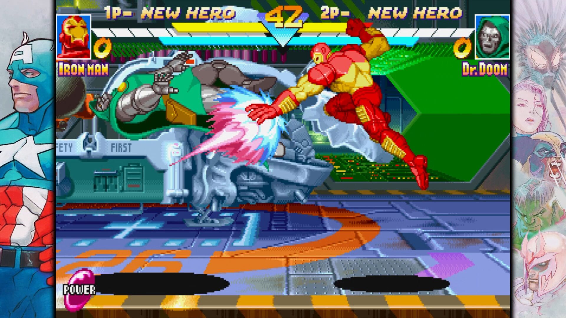 گیم‌پلی بازی Marvel Super Heroes در مجموعه Marvel vs Capcom Fighting Collection: Arcade Classics