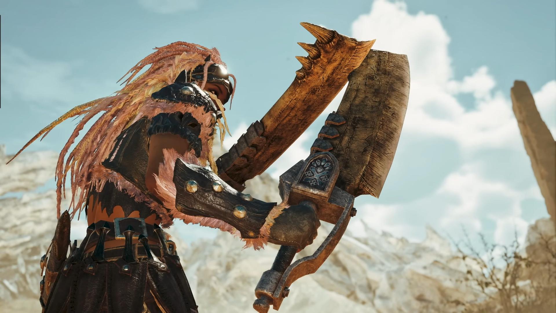 سلاح تیغه دوگانه بازی Monster Hunter Wilds