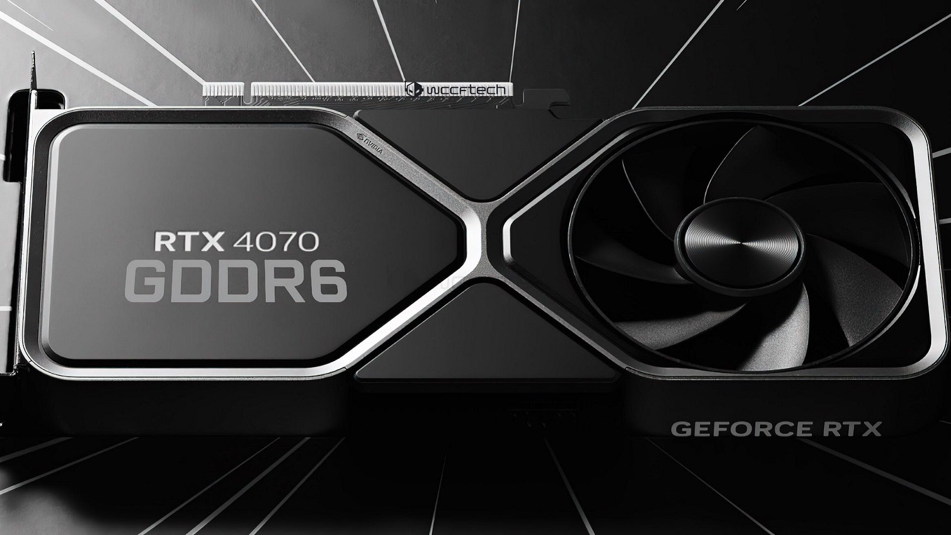 GeForce RTX 4070 with GDDR6 memory