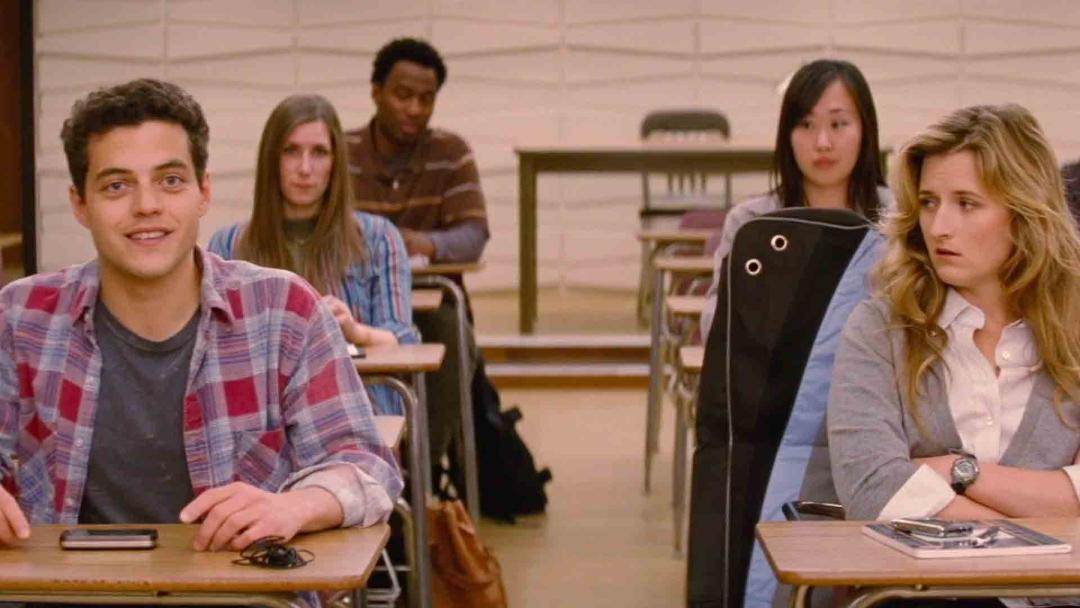 رامی ملک به‌عنوان یک دانشجو در فیلم Larry Crowne
