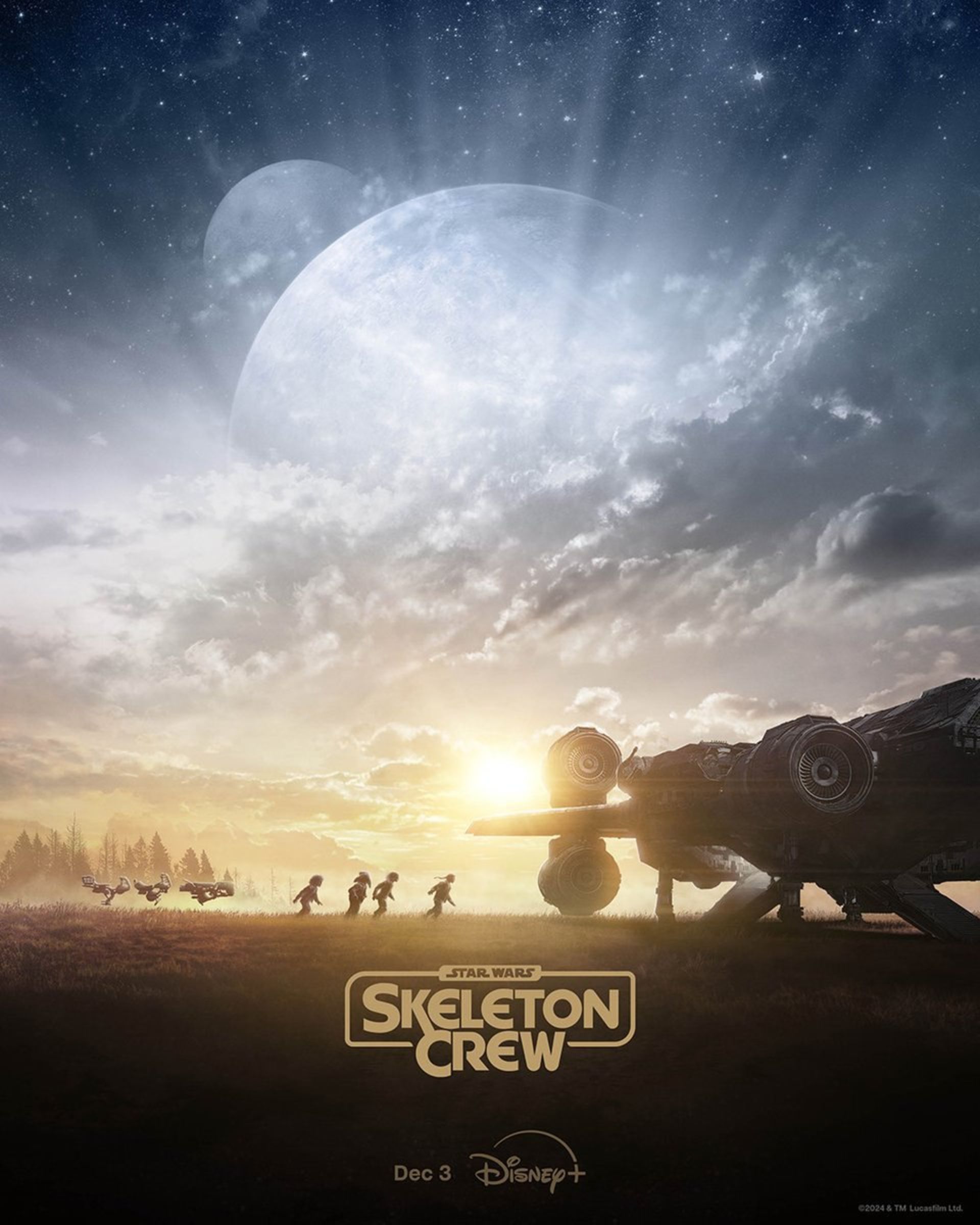 اولین پوستر سریال Star Wars: Skeleton Crew