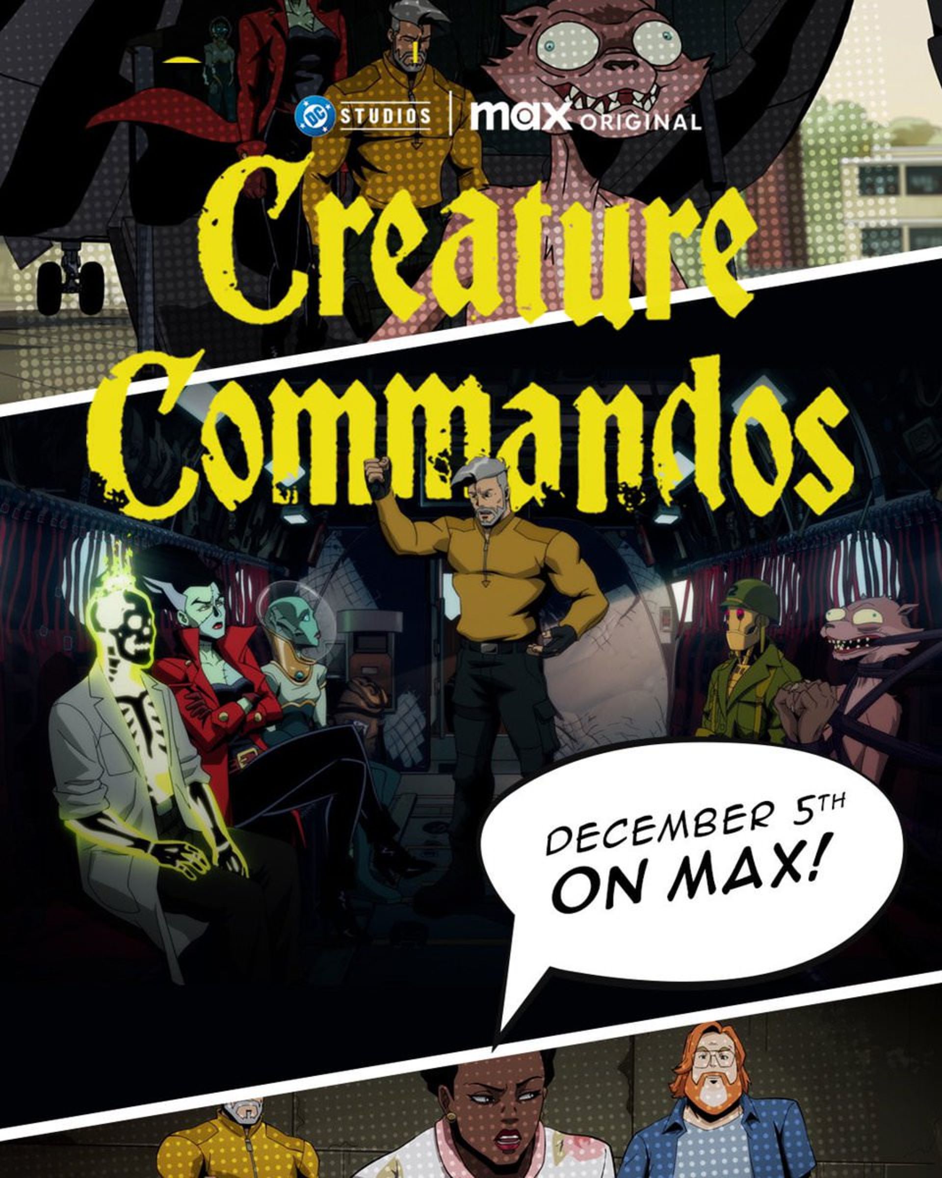 اولین پوستر انیمیشن Creature Commandos