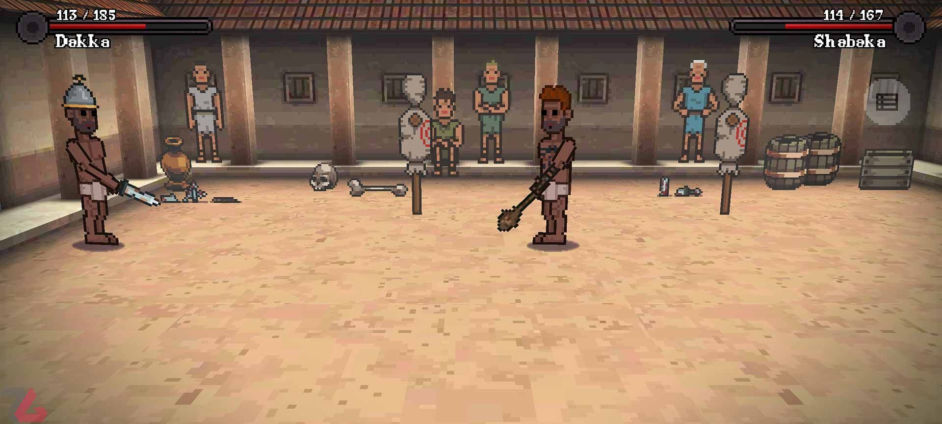 گیم‌پلی بازی Gladihoppers