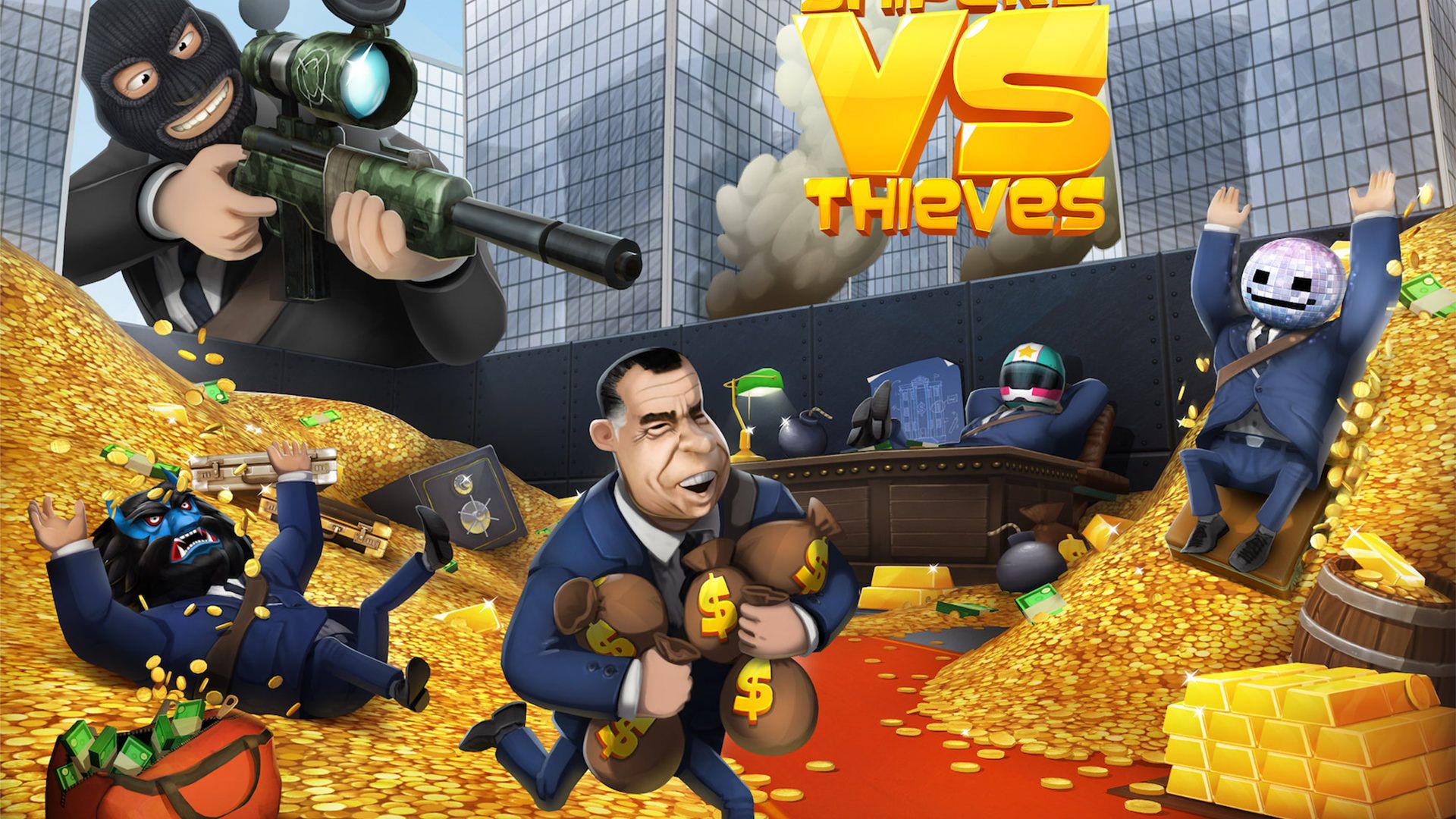 بازی اندروید Snipers vs Thieves