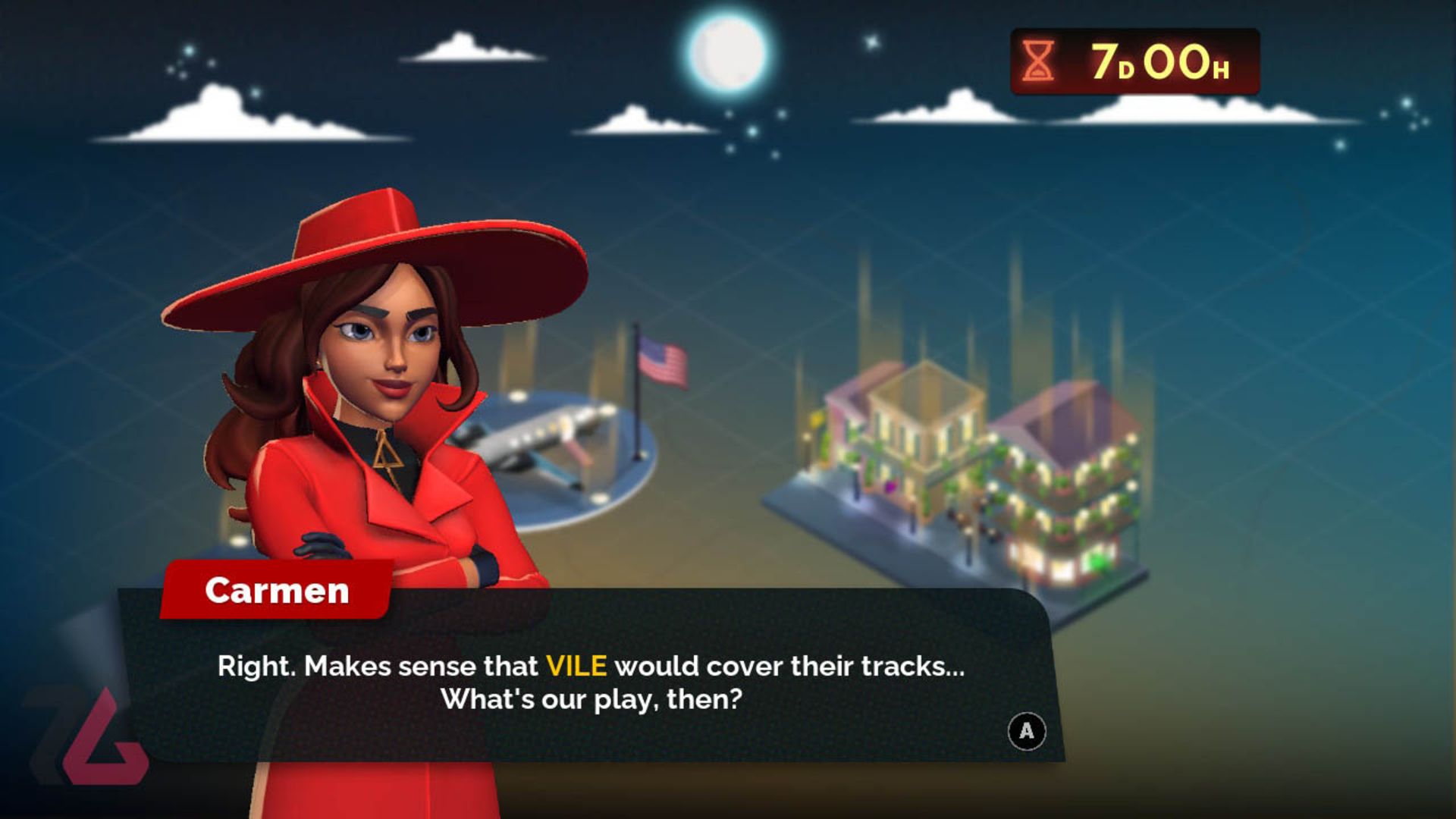 حل معما در بازی Carmen Sandiego