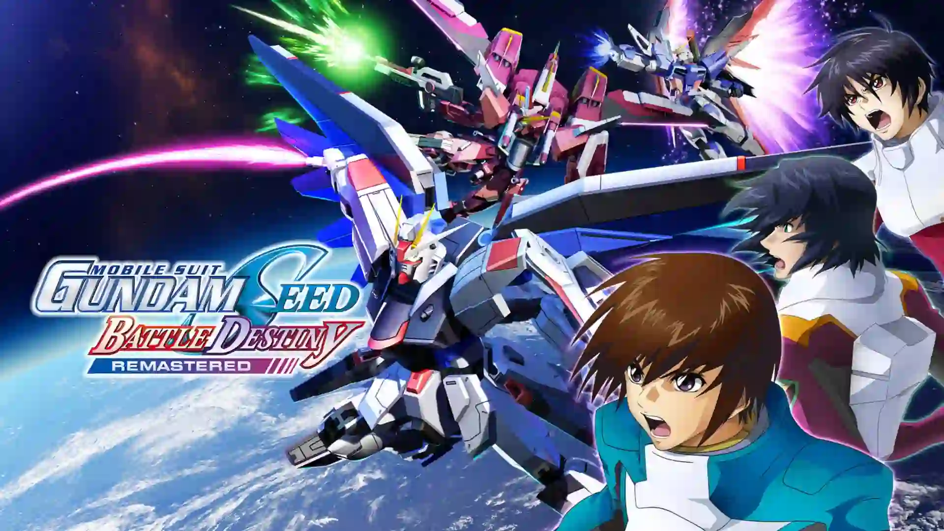 پوستر اصلی بازی mobile suit gundam seed battle destiny remastered