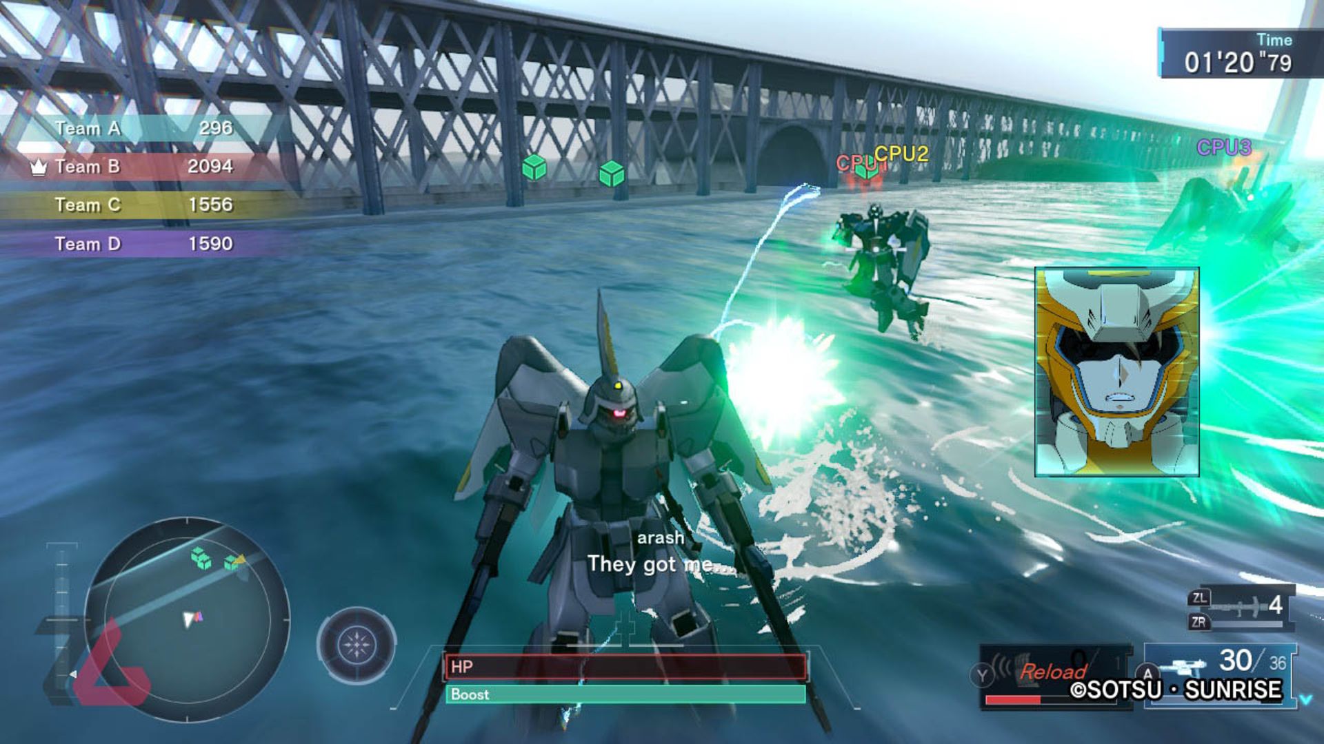 گاندام غول پیکر در بازی mobile suit gundam seed battle destiny remastered
