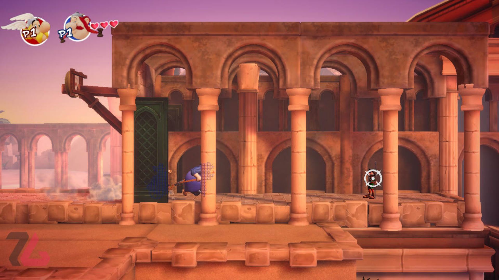 سرستون های تخت جمشید در بازی asterix mission babylon