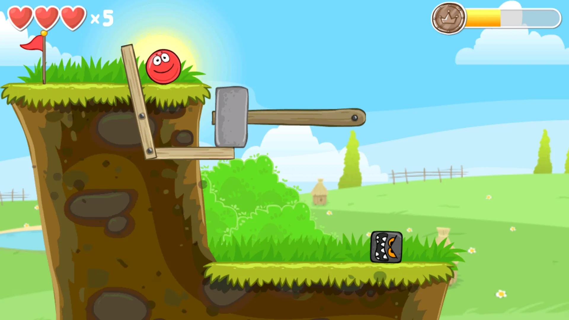 گیم‌پلی بازی موبایل Red Ball 4