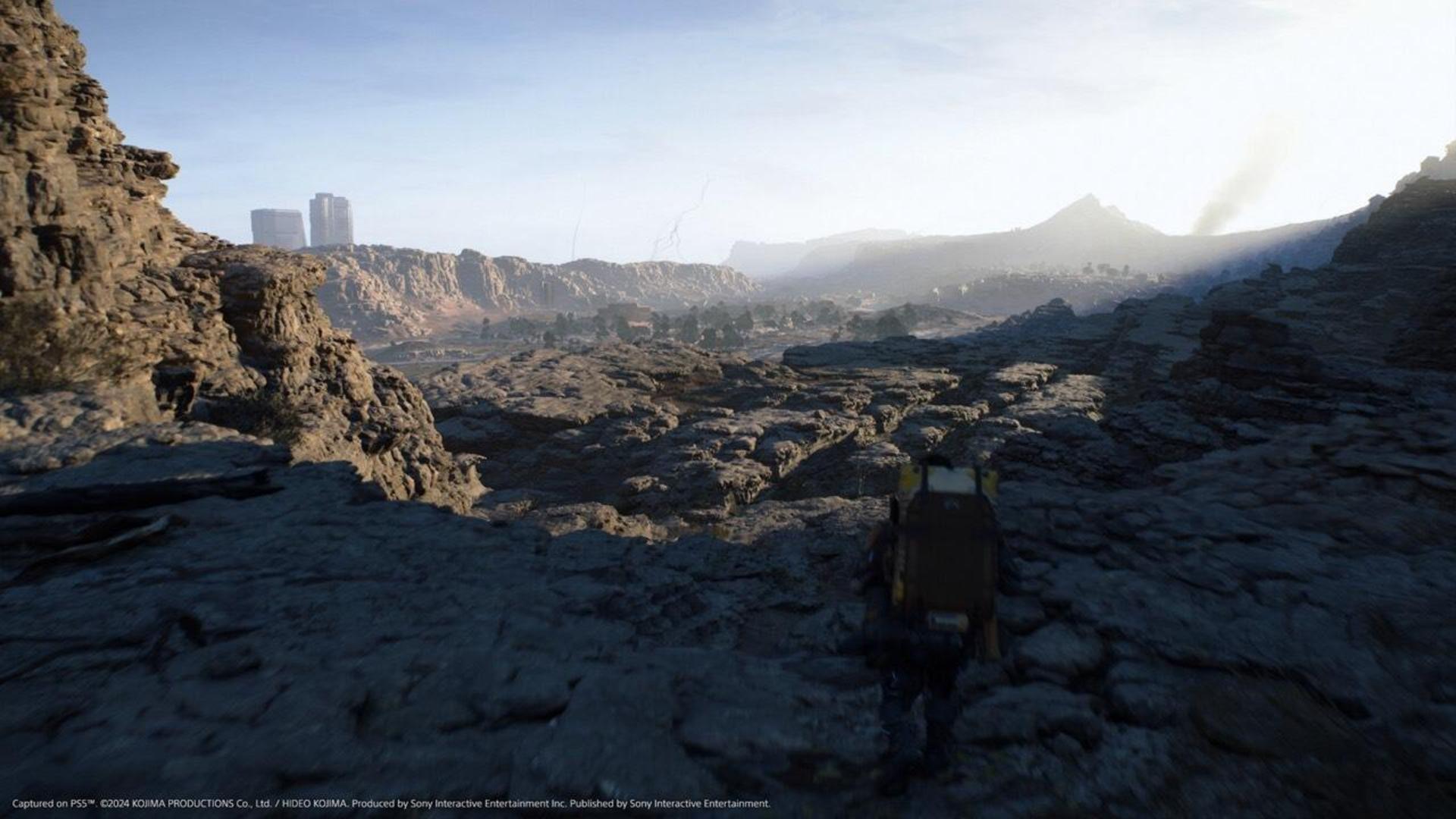 محیط کوهستانی بازی Death Stranding 2