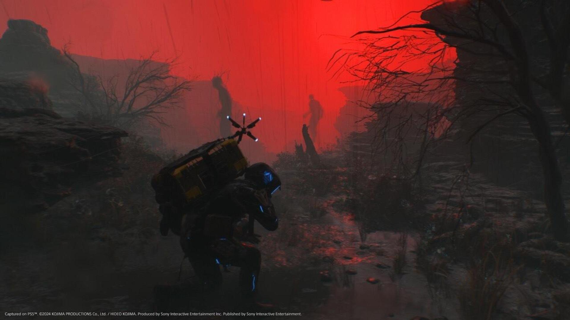 هوای بارانی بازی Death Stranding 2