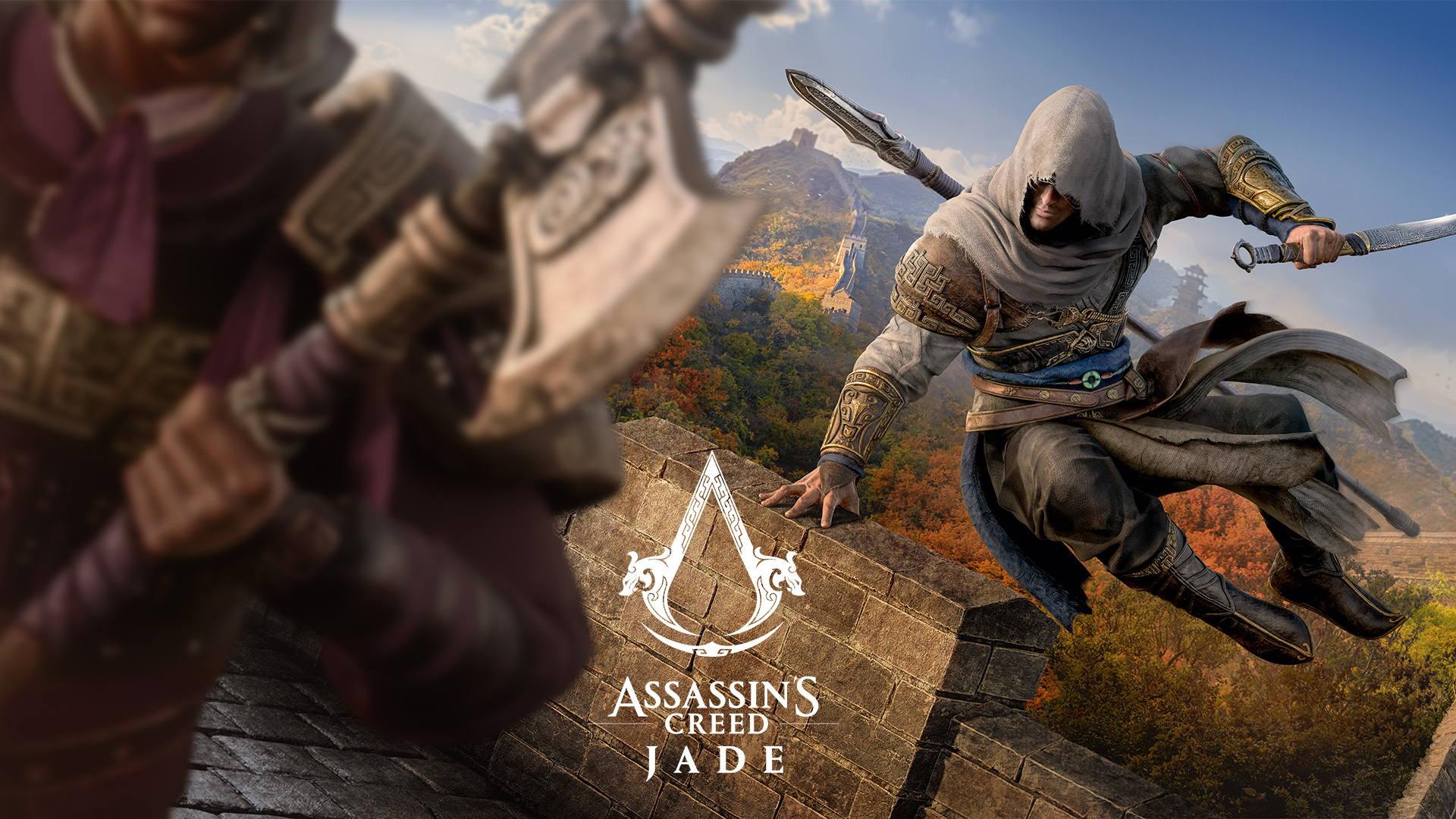 شخصیت اصلی بازی Assassin’s Creed Jade در حال ترور مخفیانه دشمنان