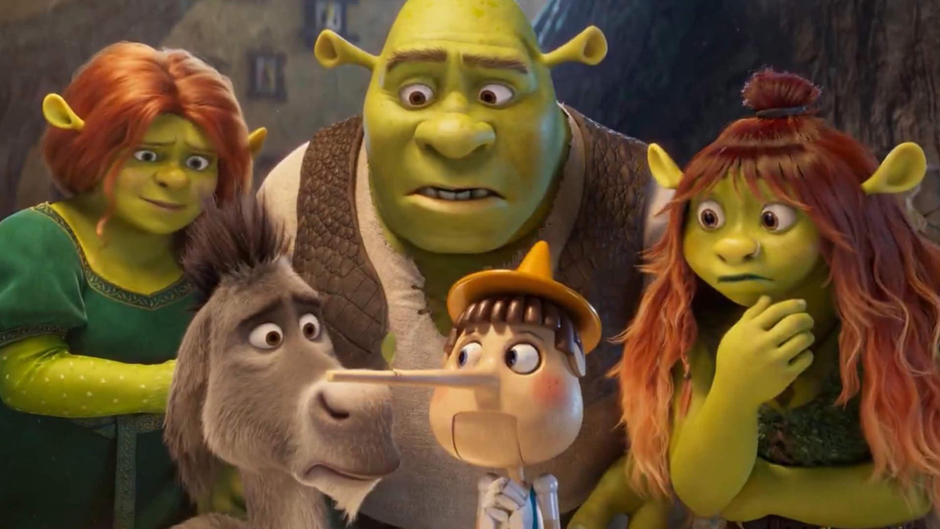 شرک و خانواده‌اش در انیمیشن Shrek 5